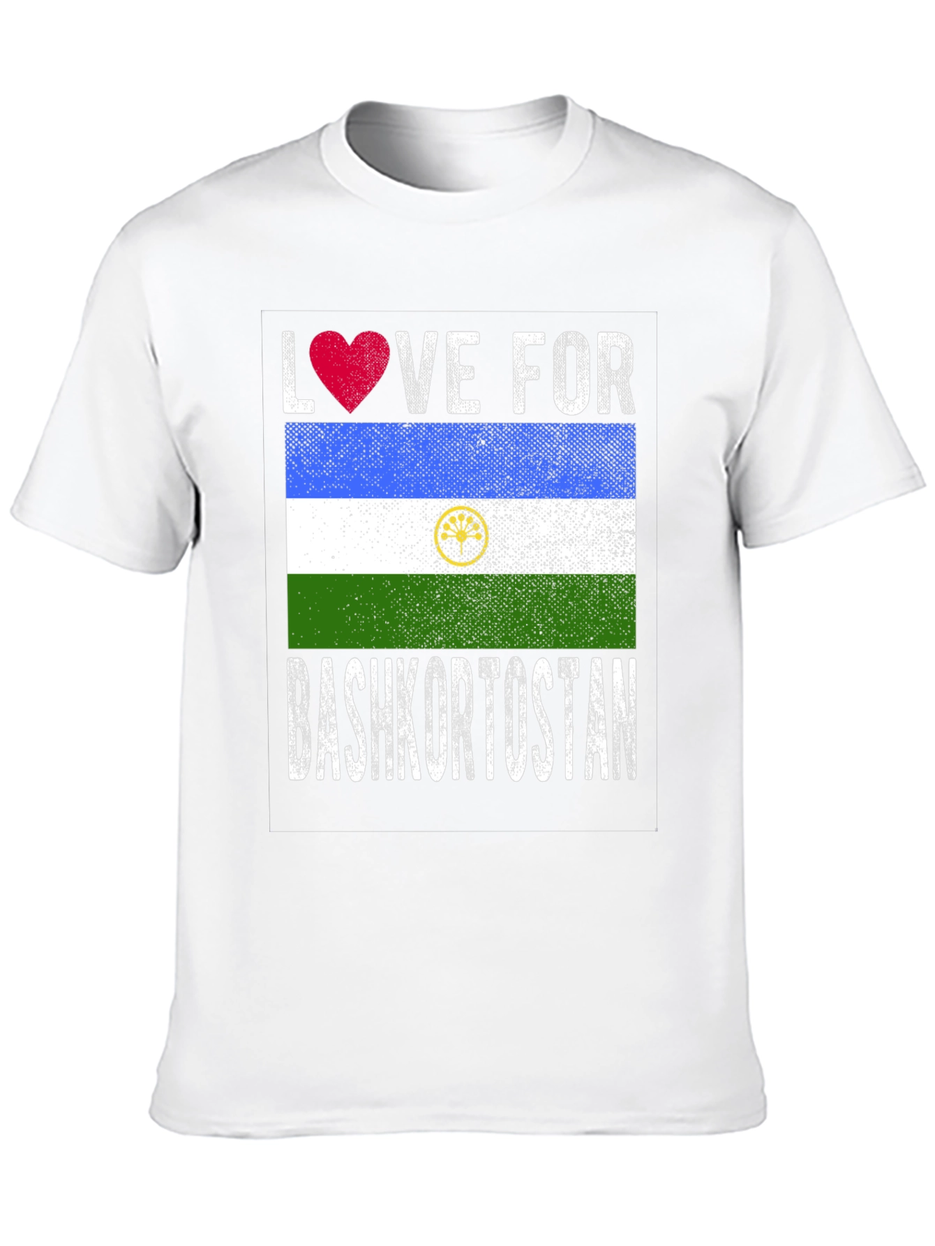 Love for Bashkortostan Flag T-Shirt