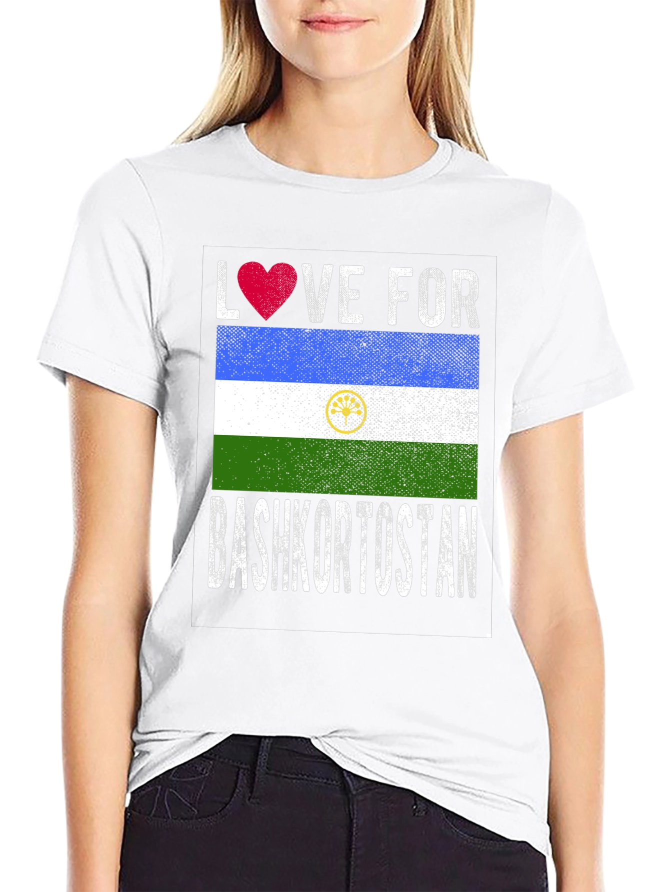 Love for Bashkortostan Flag T-Shirt