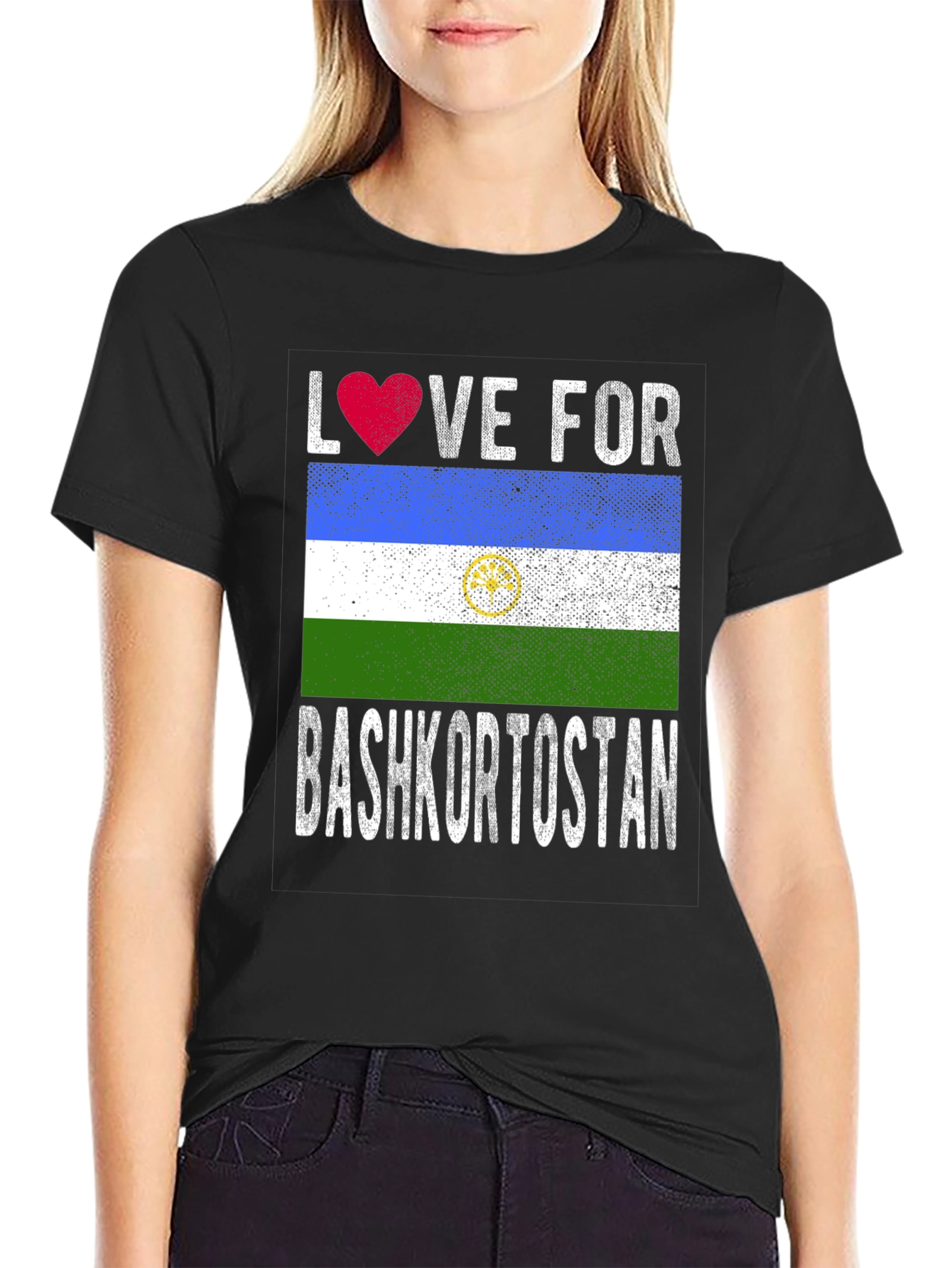 Love for Bashkortostan Flag T-Shirt