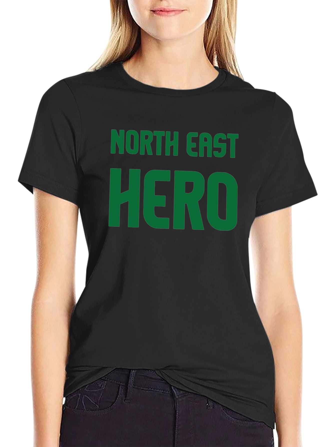 North East Hero Graphic T-Shirt - Black