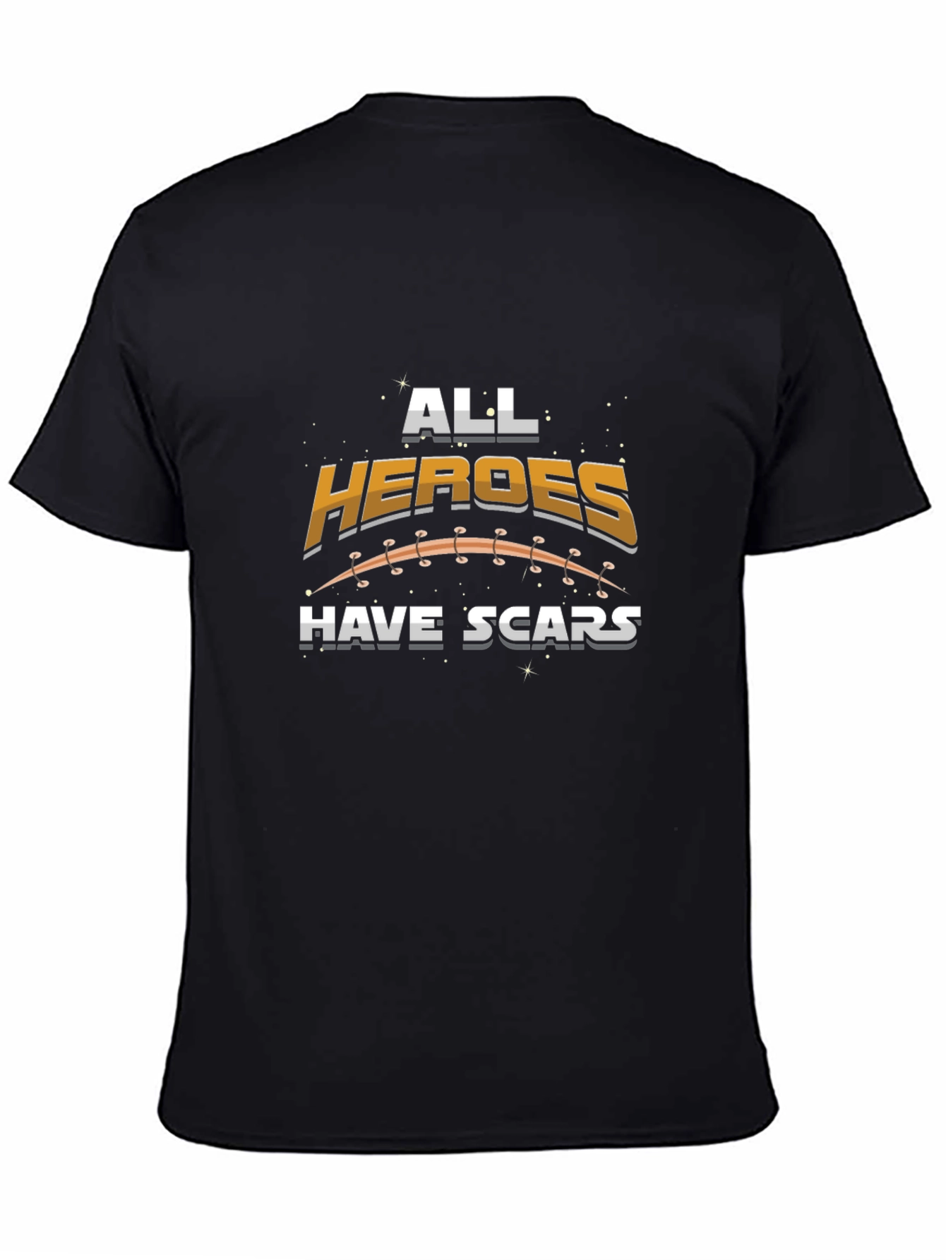 All Heroes Have Scars Graphic T-Shirt