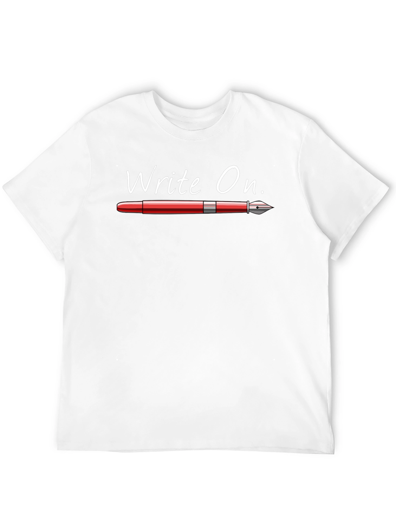 Write On Graphic T-Shirt - Black Cotton Tee