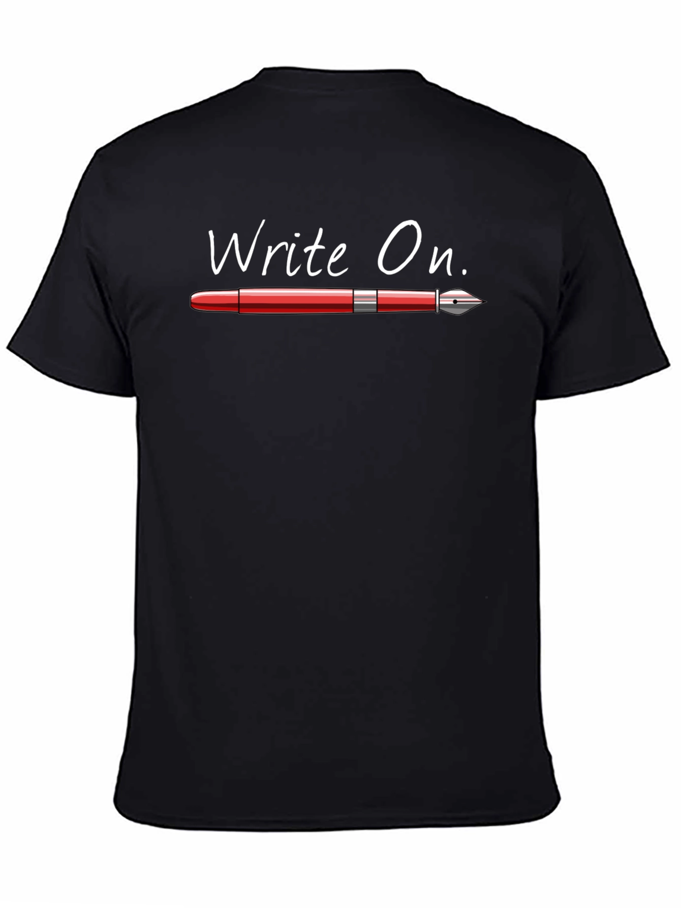 Write On Graphic T-Shirt - Black Cotton Tee