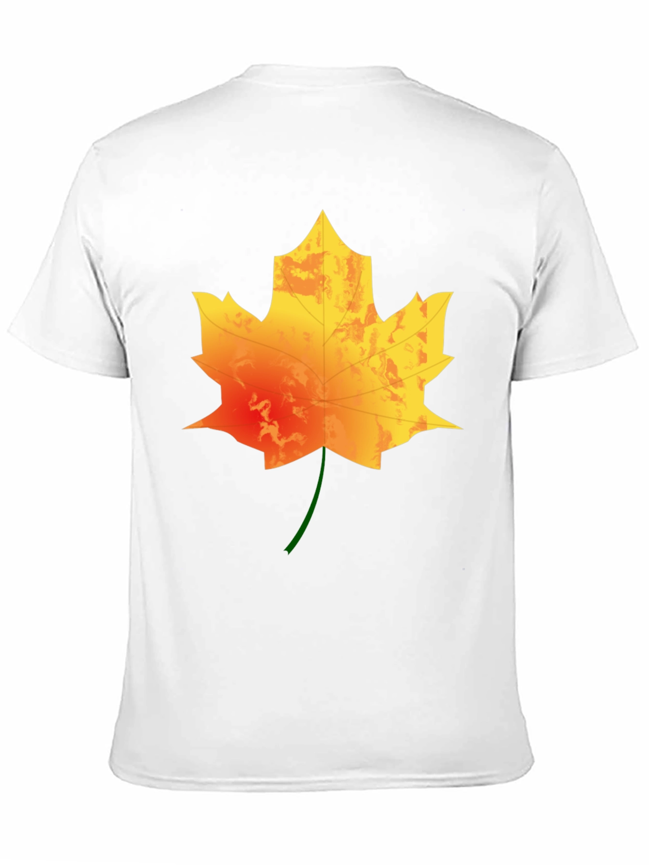 Maple Leaf Graphic Print Tee - Autumn Style