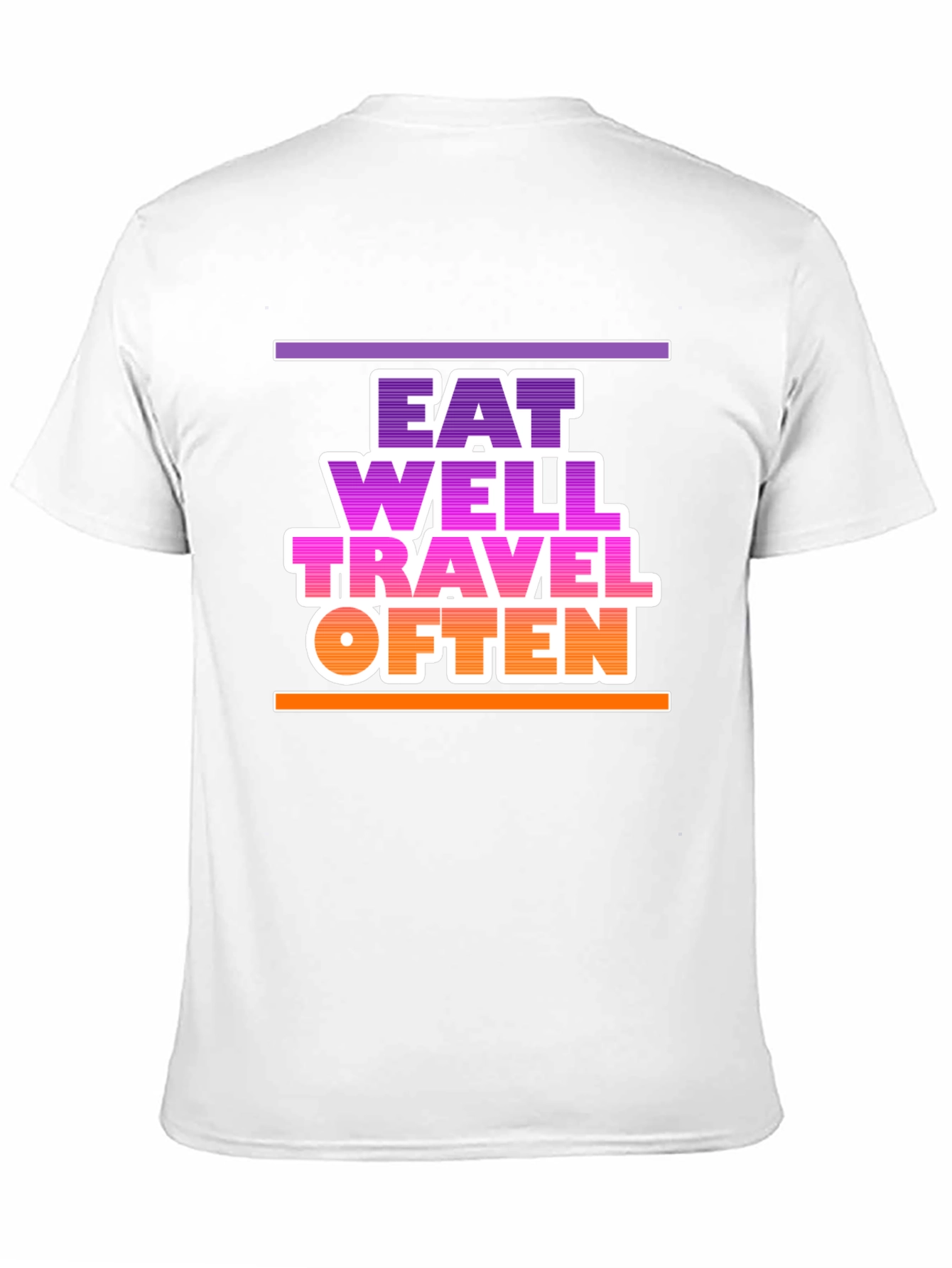 Eat Well Travel Often Graphic T-Shirt