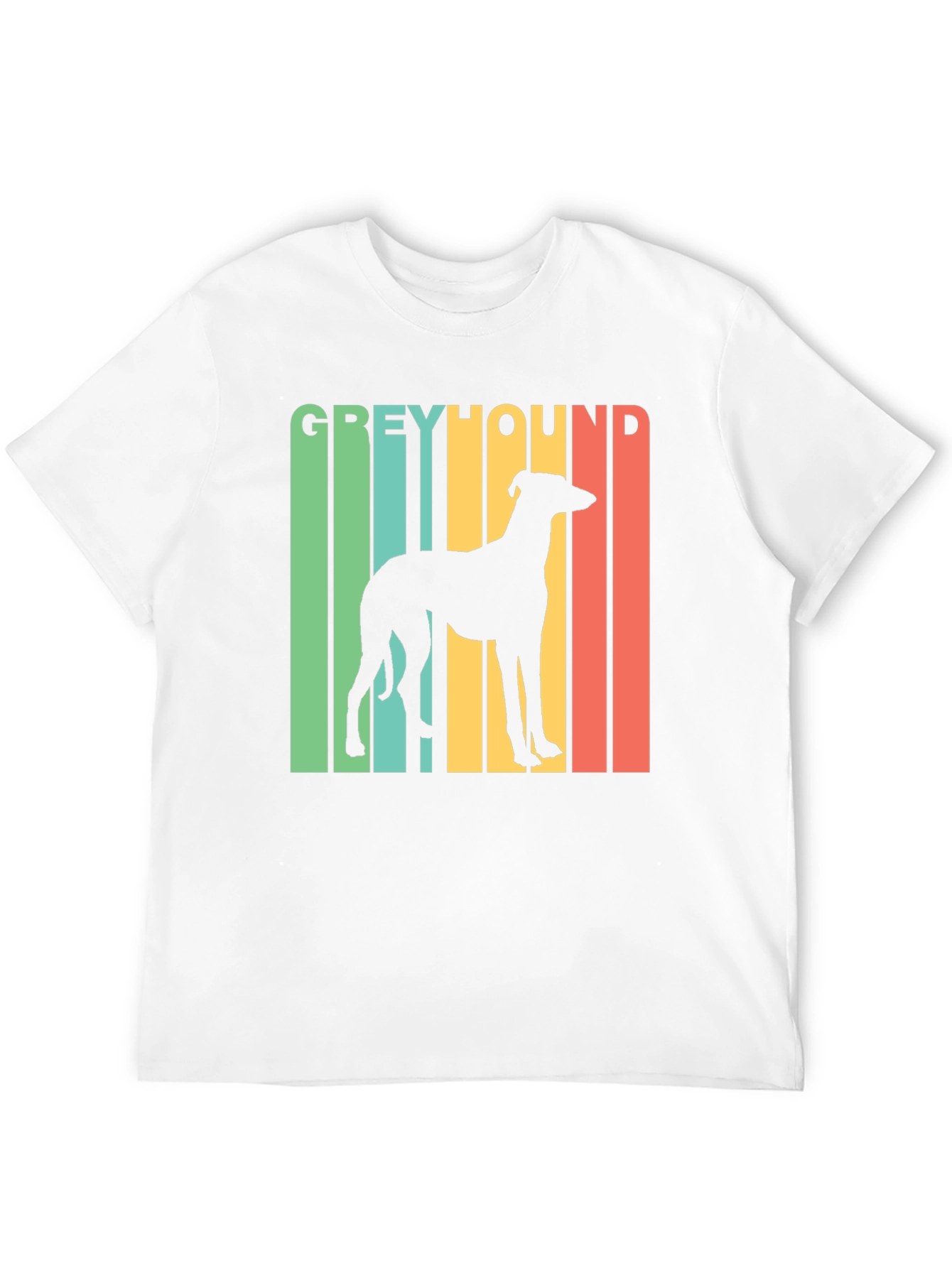 Retro Greyhound Dog Graphic Tee