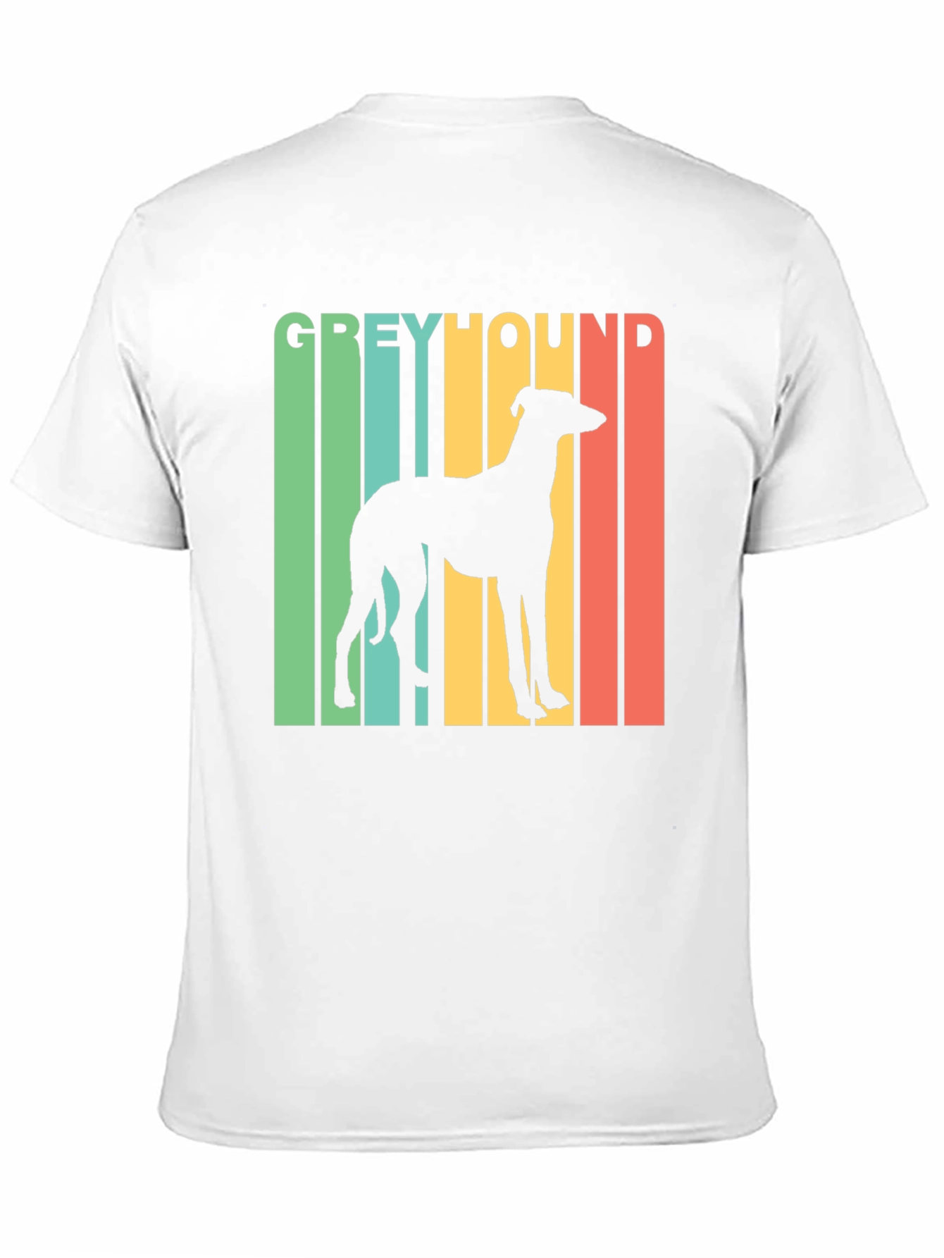 Retro Greyhound Dog Graphic Tee