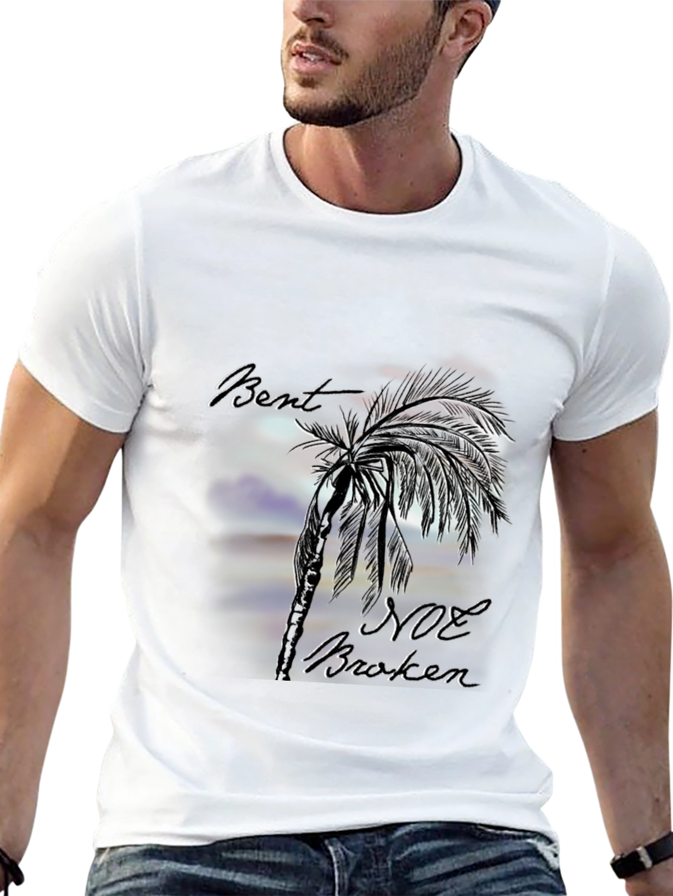 Bent Not Broken Palm Tree T-Shirt
