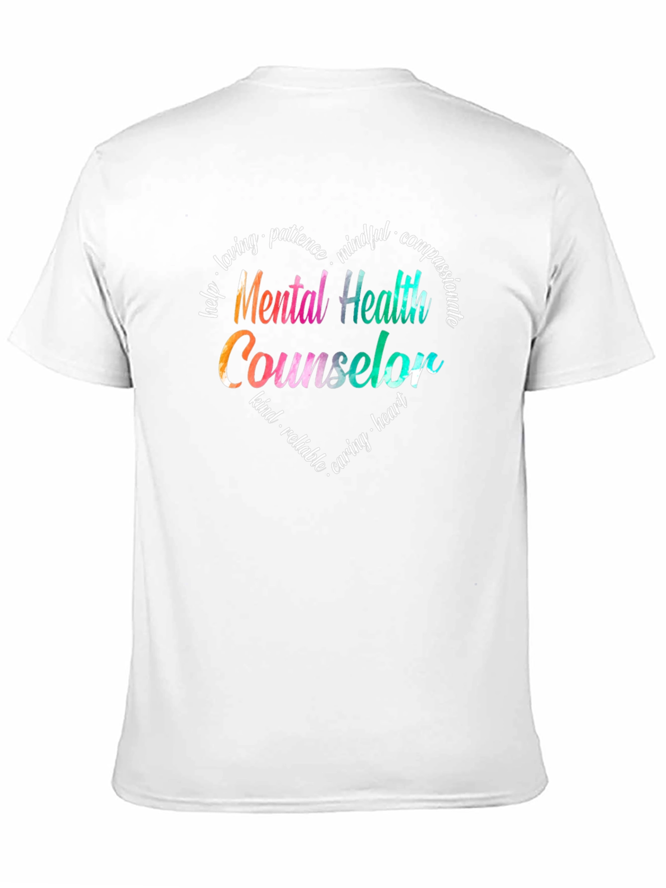 Mental Health Counselor Heart T-Shirt
