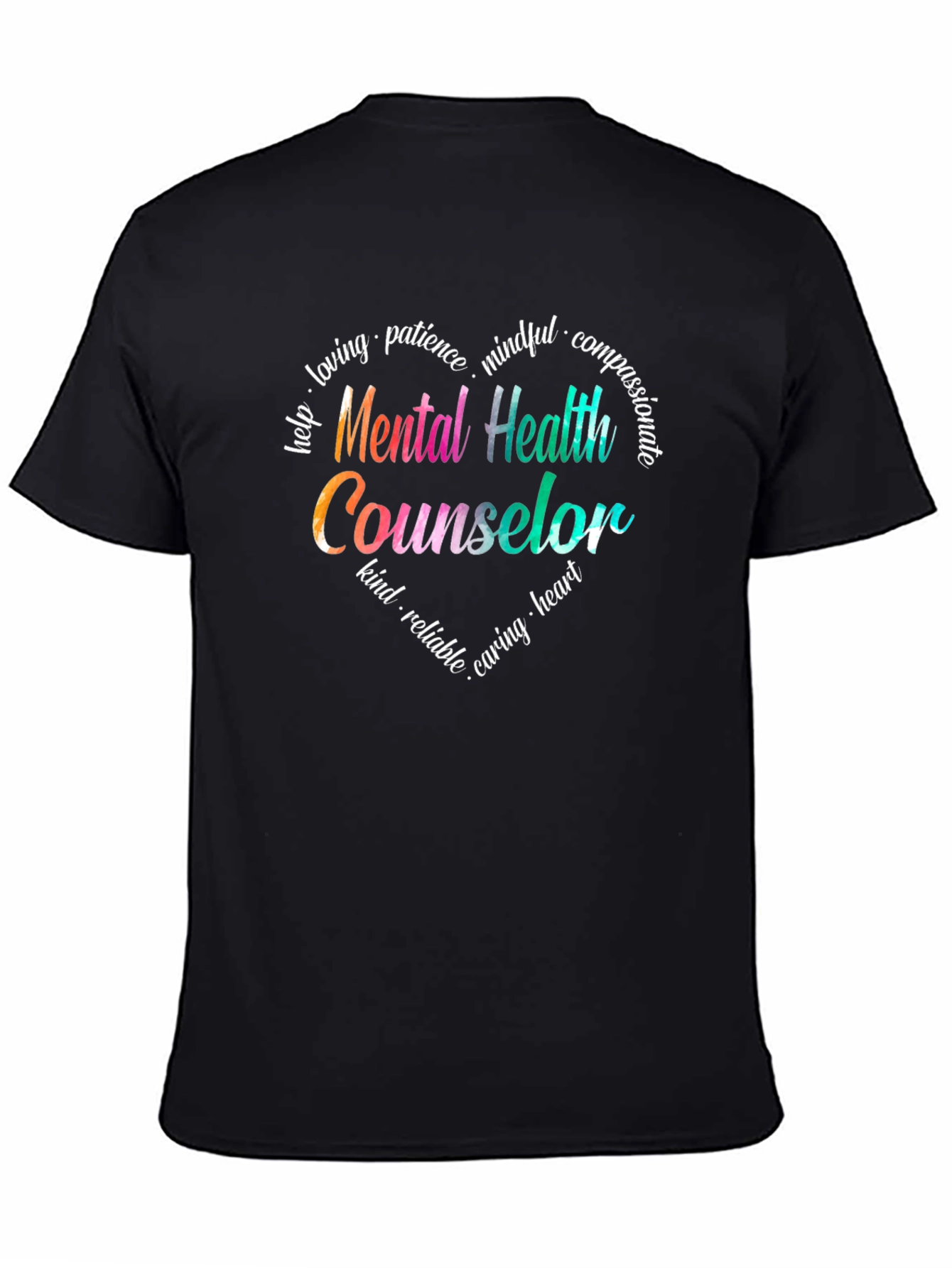 Mental Health Counselor Heart T-Shirt