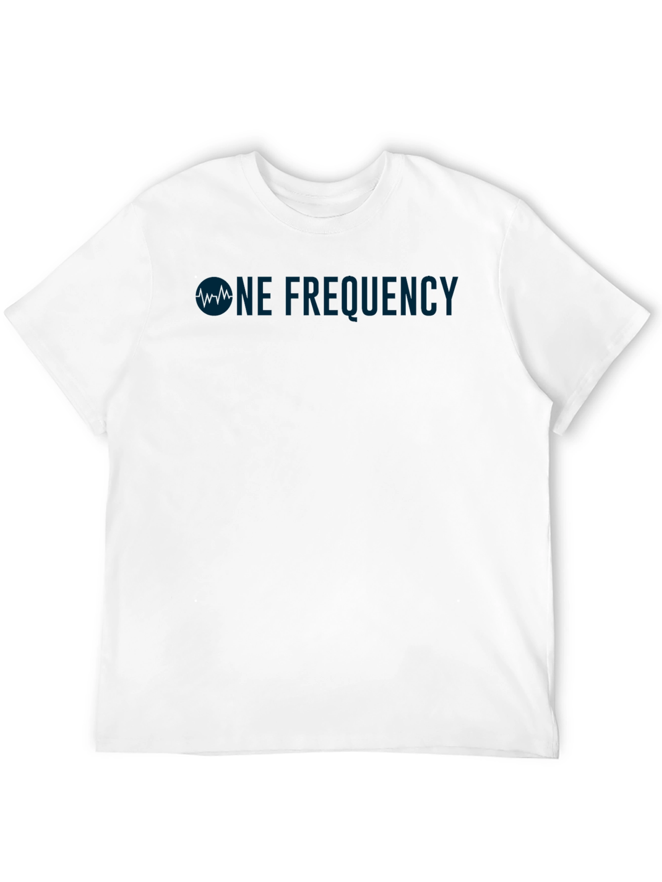 One Frequency Graphic Print Crew Neck T-Shirt