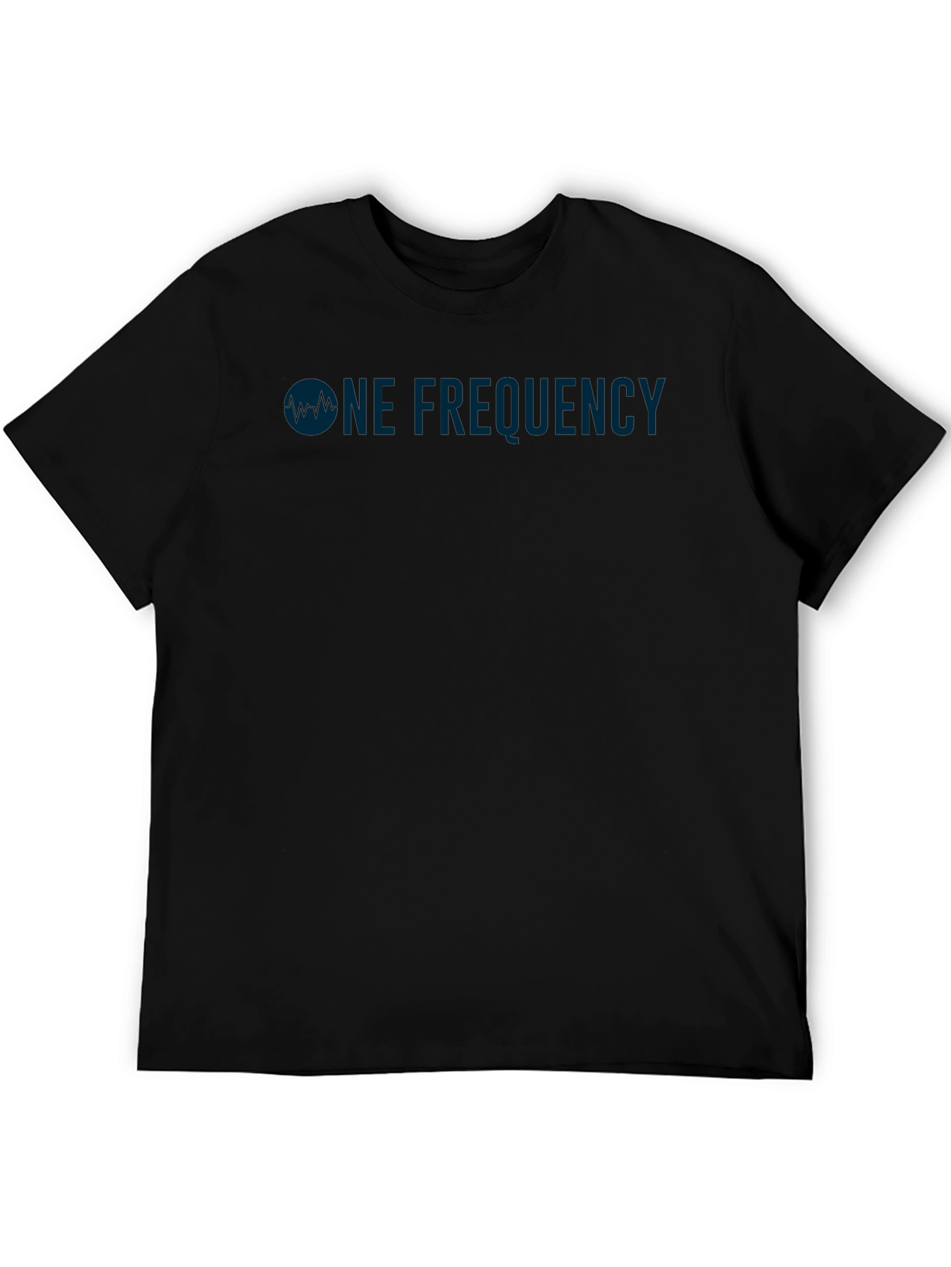 One Frequency Graphic Print Crew Neck T-Shirt