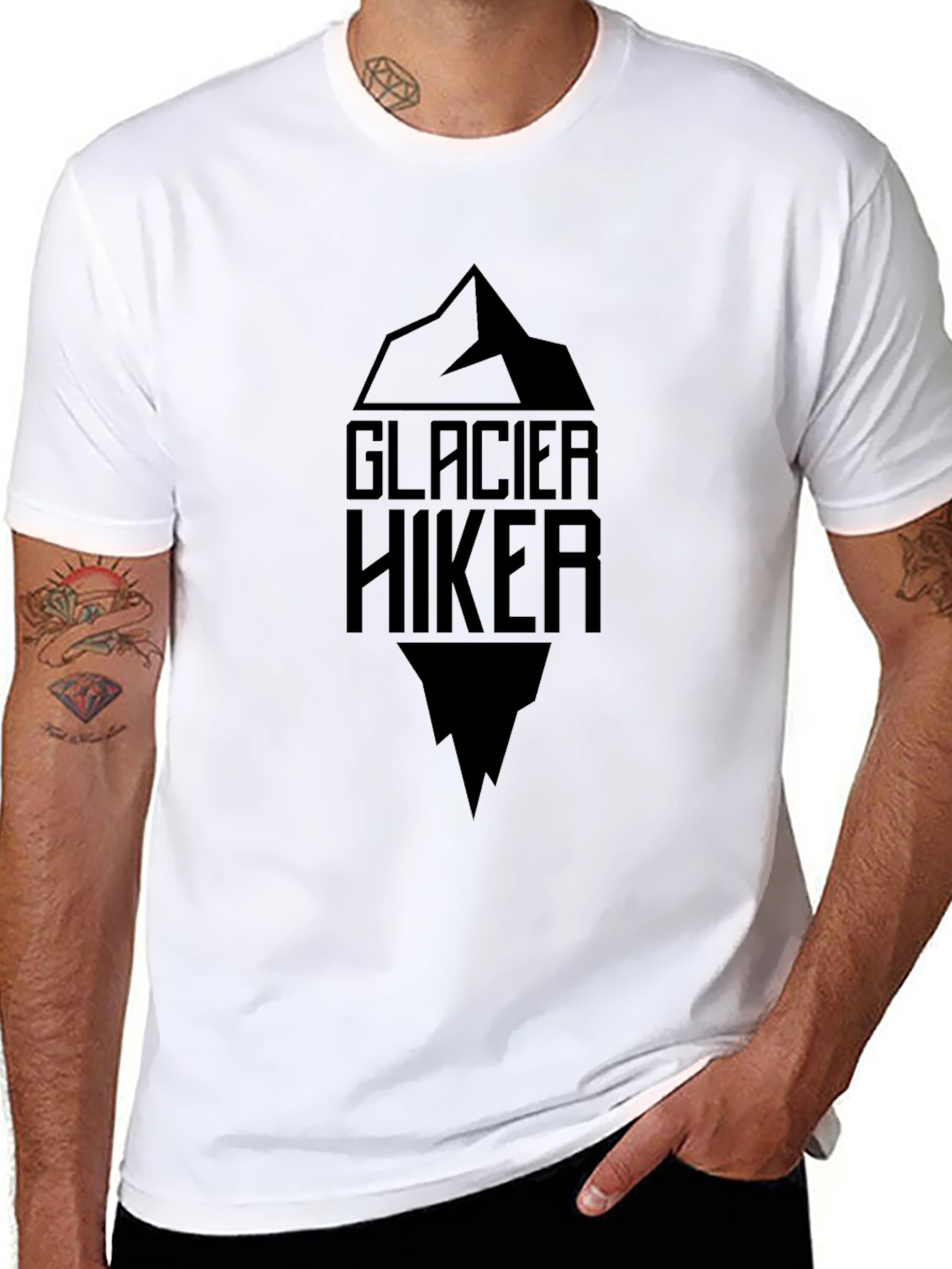 Glacier Hiker Tee - Mountain Adventure Shirt
