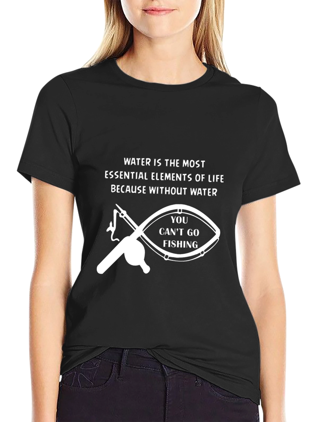 Water Essential Elements Fishing T-Shirt