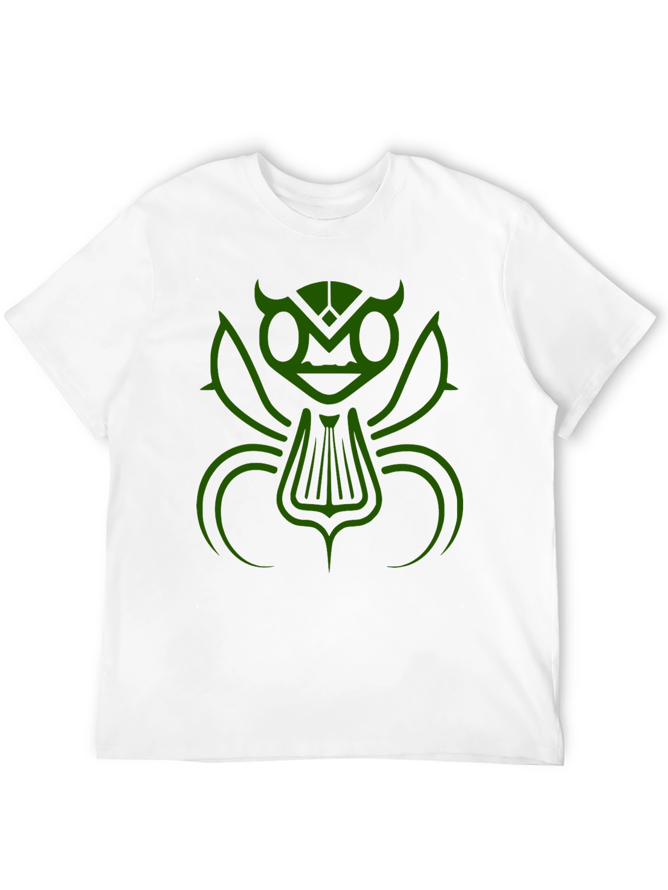 Abstract Insect Graphic Tee - Black