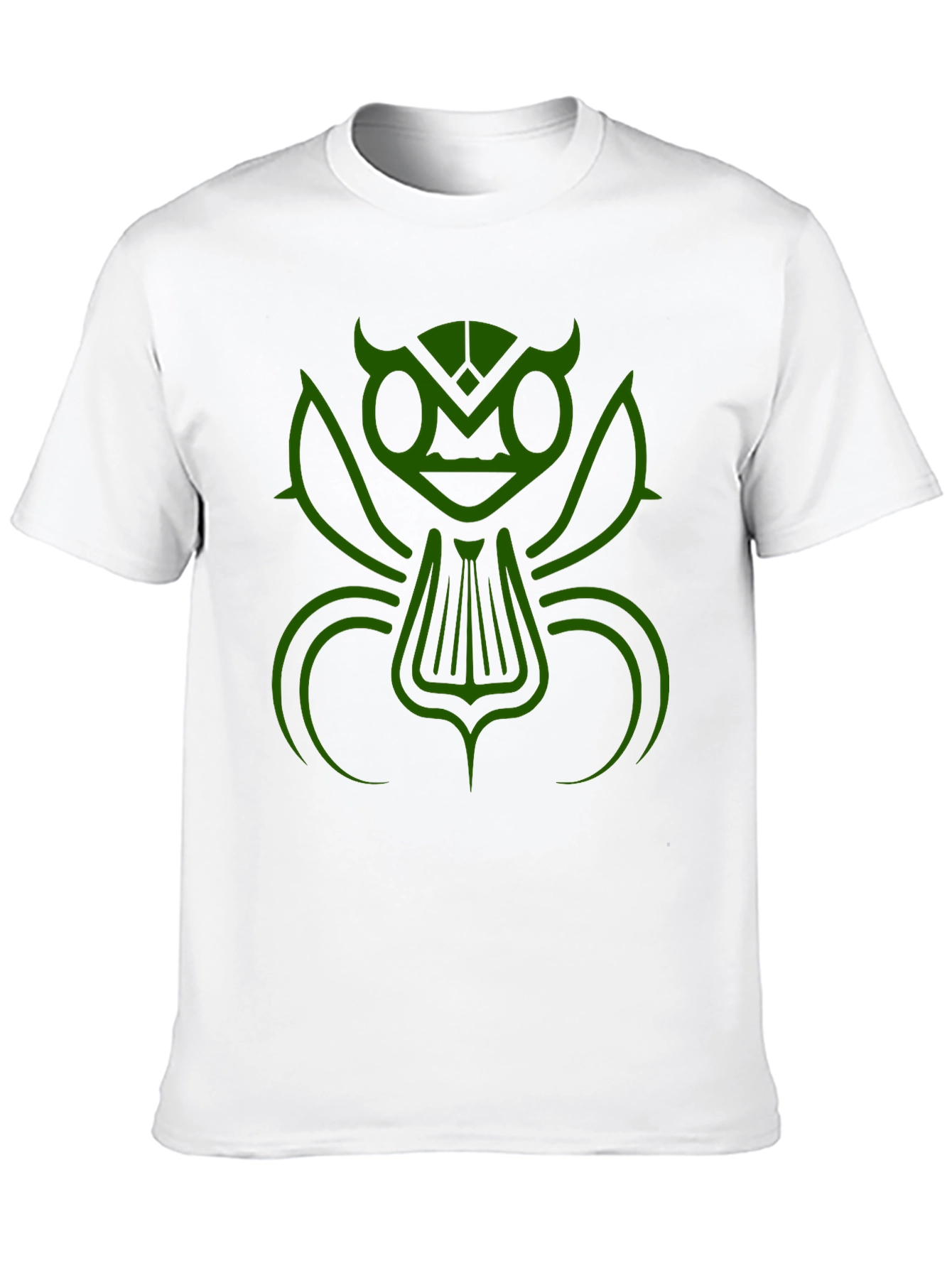 Abstract Insect Graphic Tee - Black