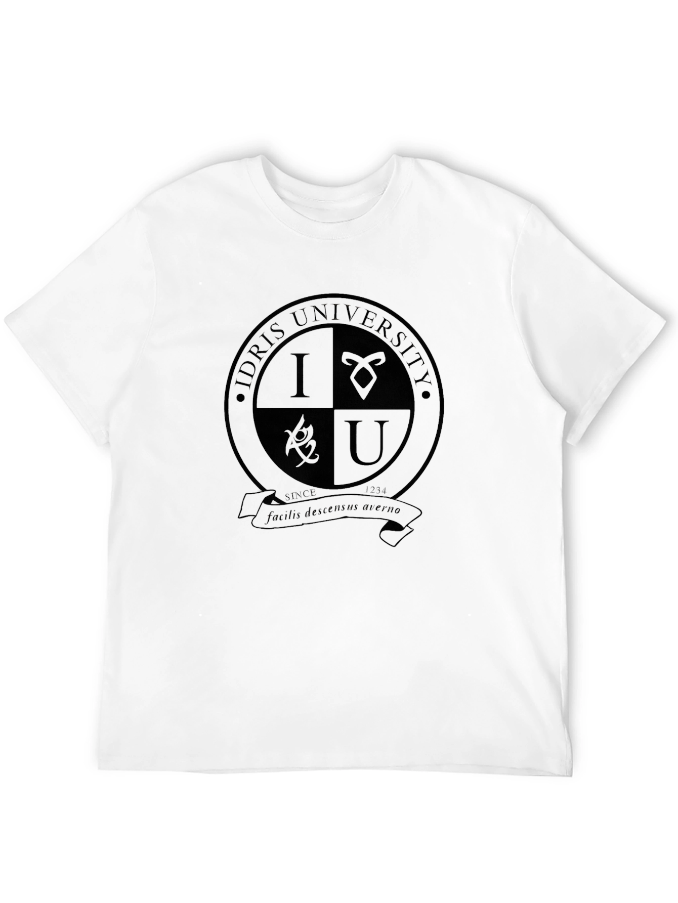 Idris University Black T-Shirt