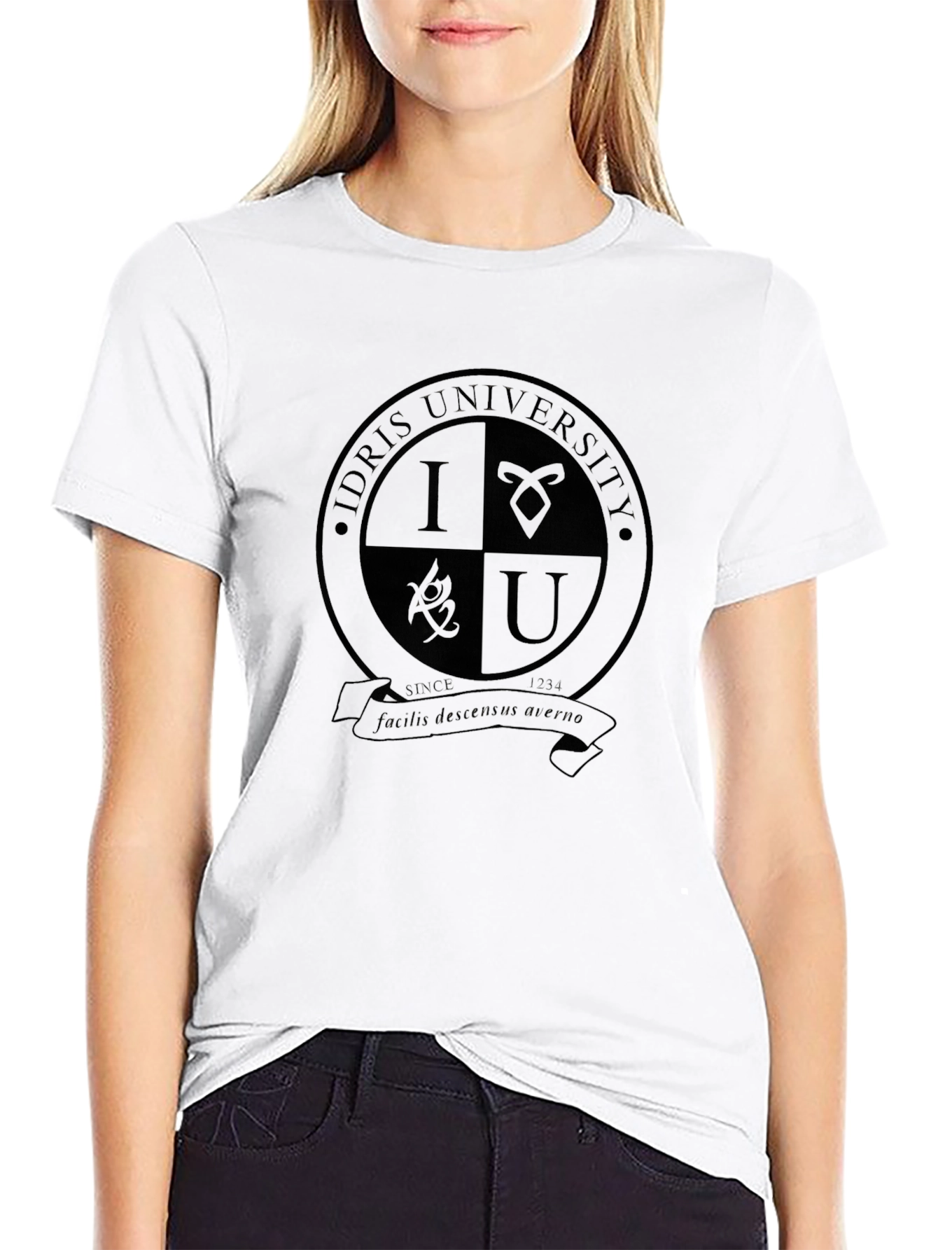 Idris University Black T-Shirt