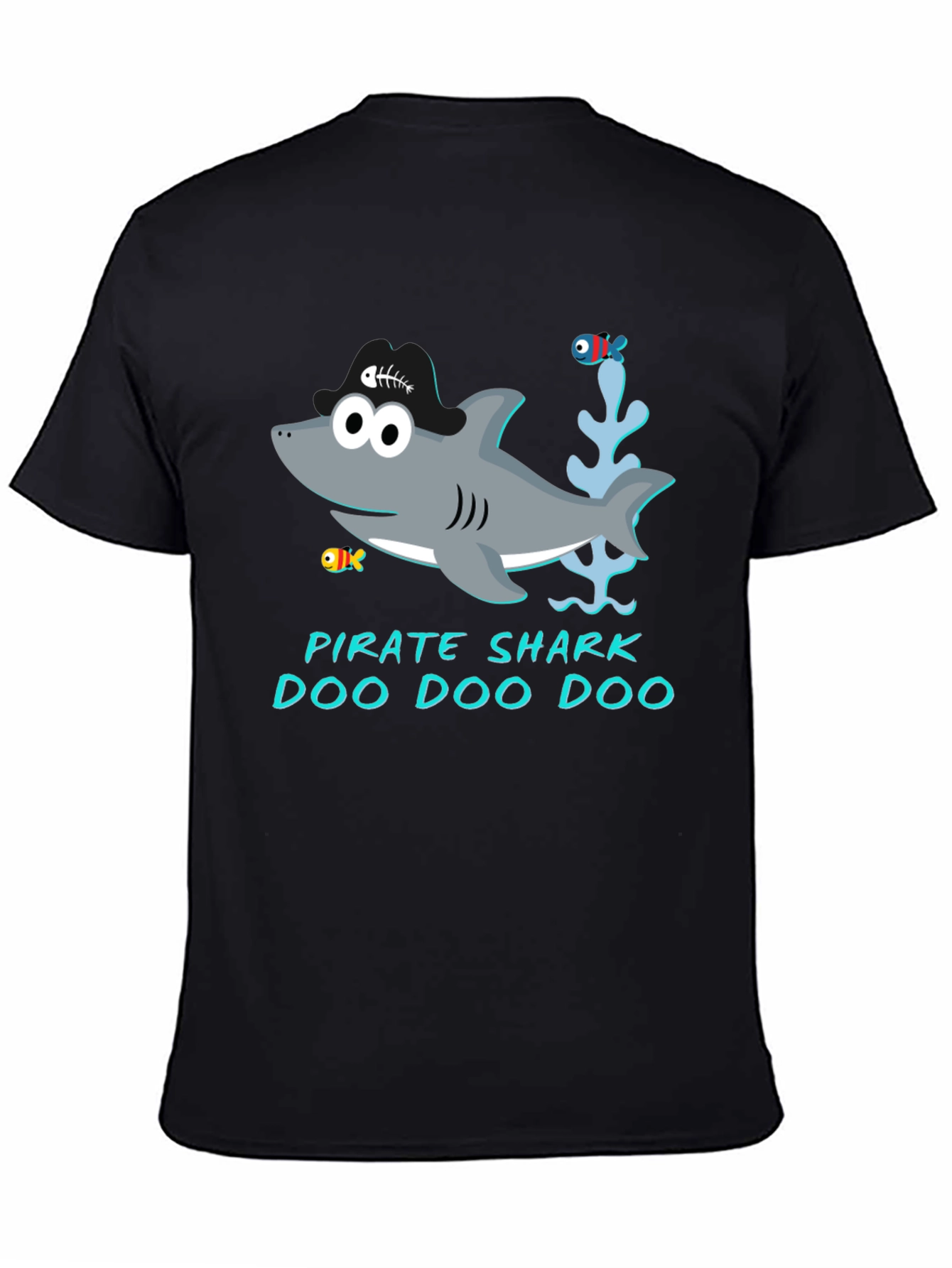 Pirate Shark Doo Doo Doo Graphic Tee