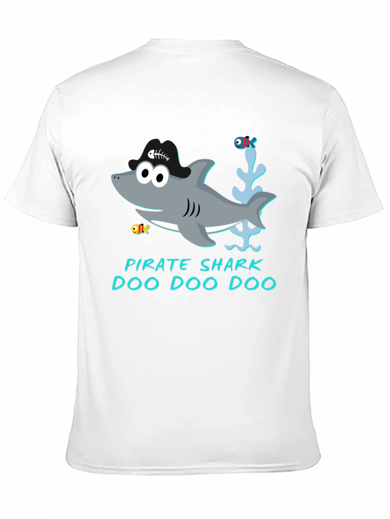 Pirate Shark Doo Doo Doo Graphic Tee
