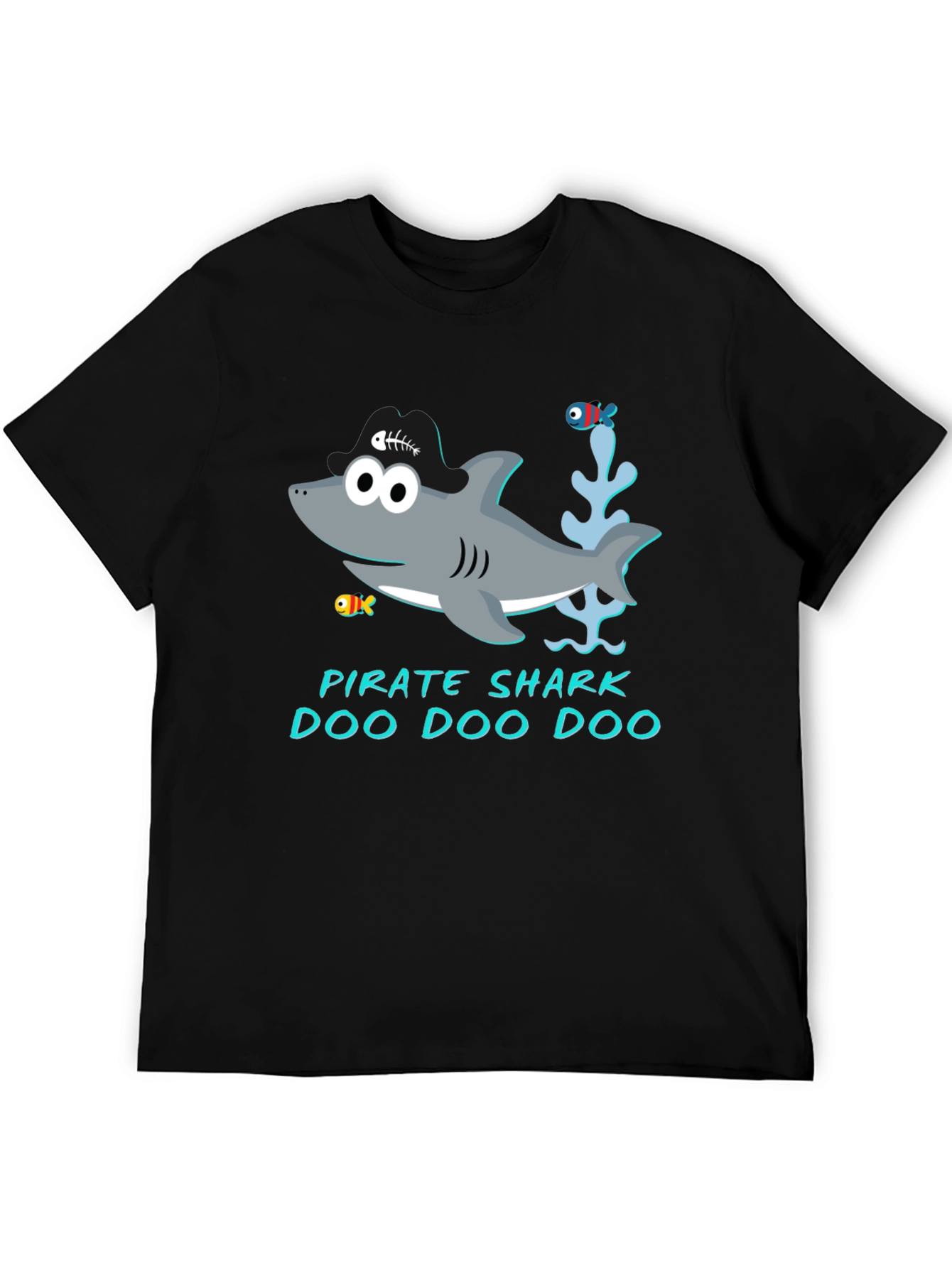 Pirate Shark Doo Doo Doo Graphic Tee