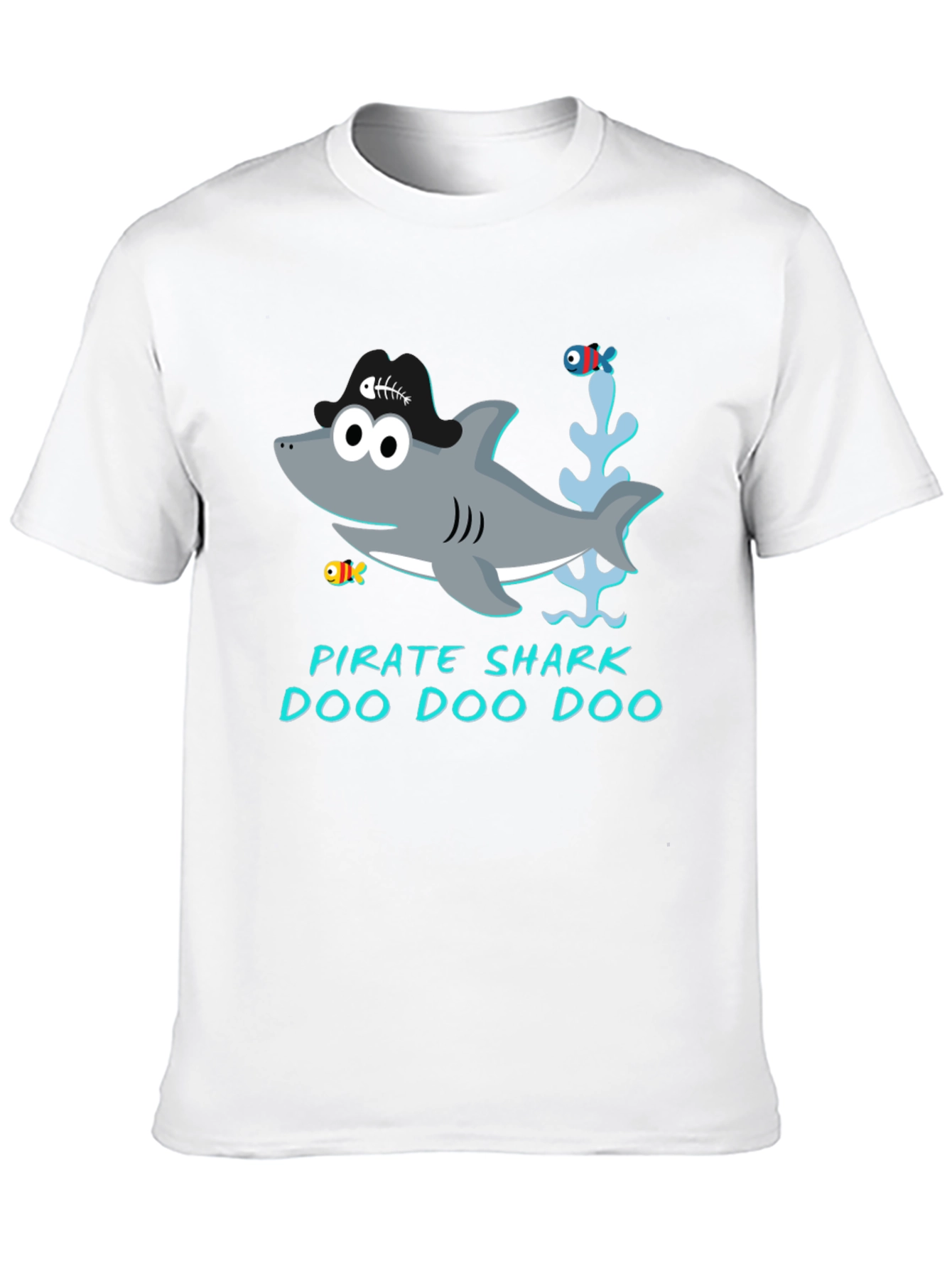 Pirate Shark Doo Doo Doo Graphic Tee