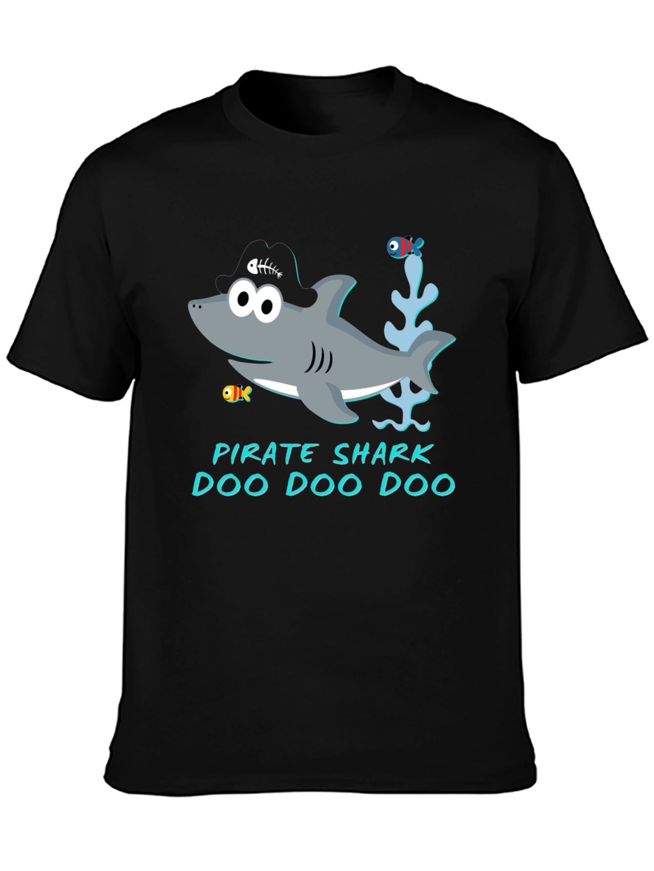 Pirate Shark Doo Doo Doo Graphic Tee