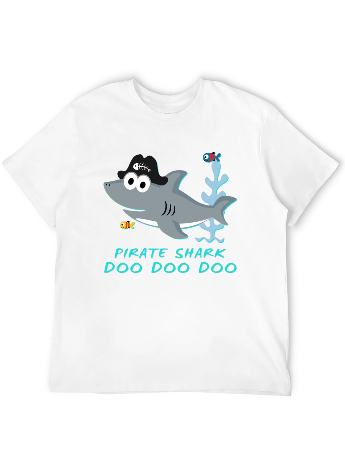 Pirate Shark Doo Doo Doo Graphic Tee