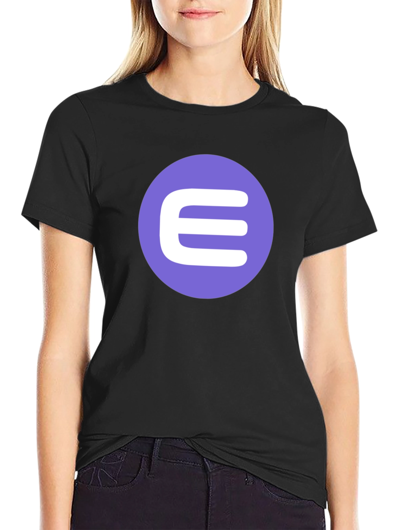 Modern Minimalist T-Shirt with E Logo