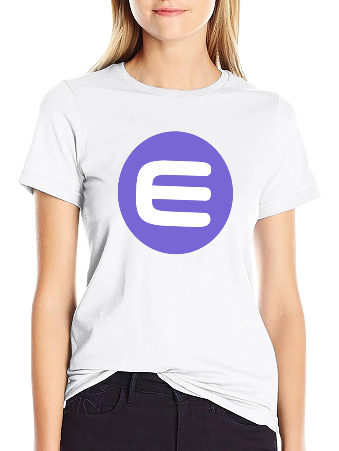 Modern Minimalist T-Shirt with E Logo