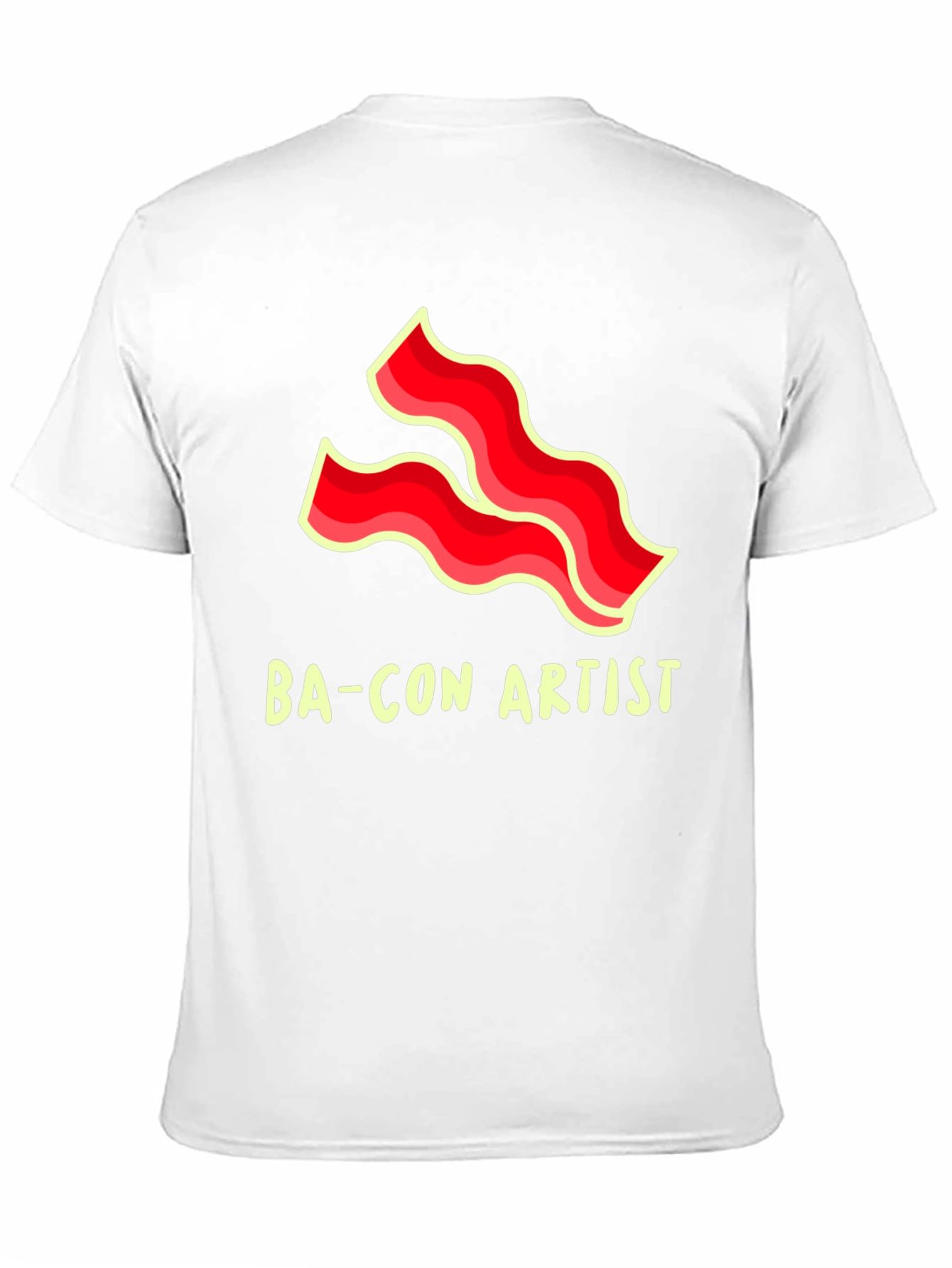 Bacon Artist Black Graphic Tee