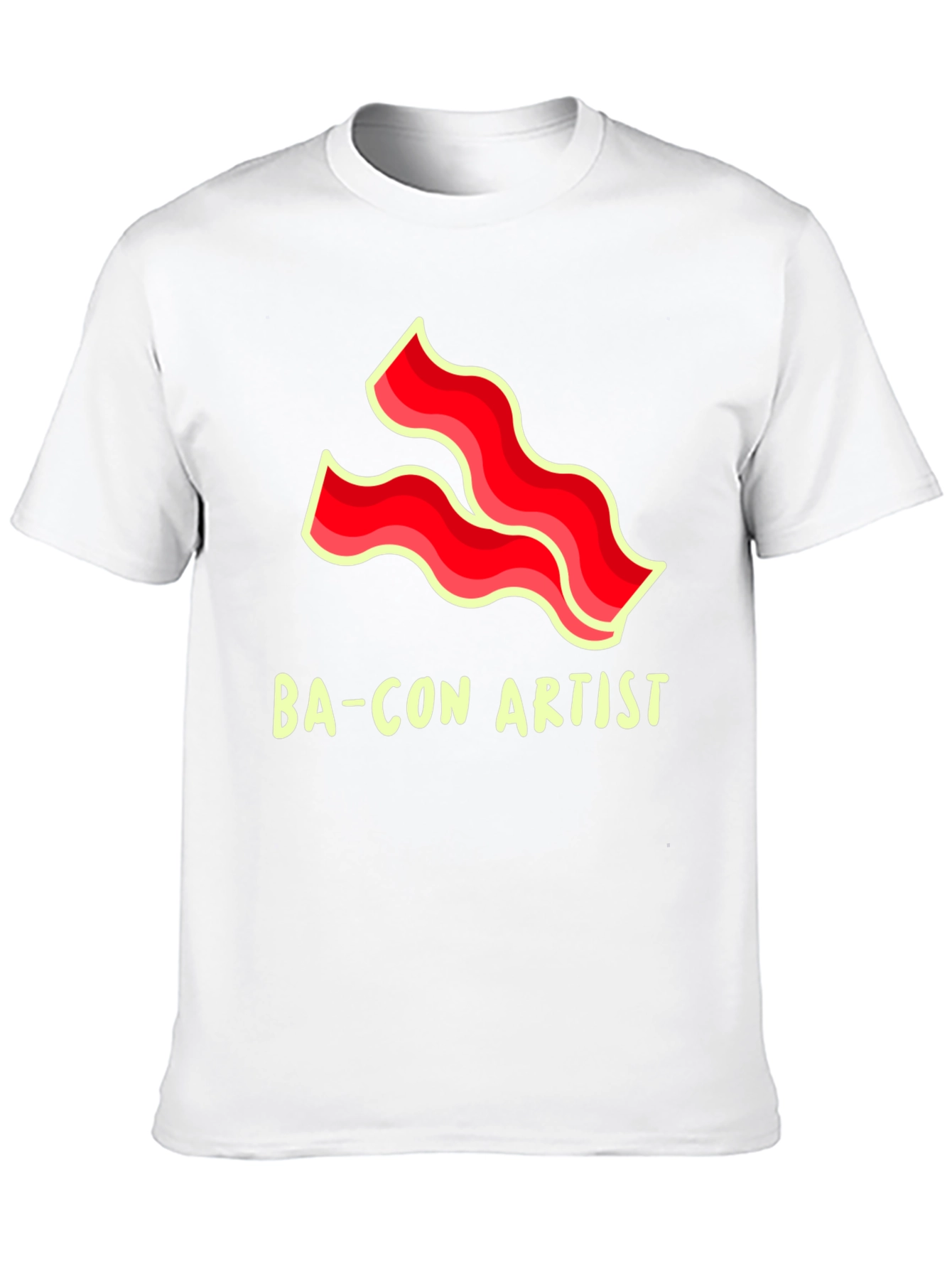 Bacon Artist Black Graphic Tee