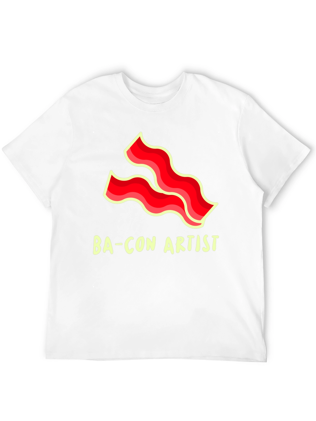 Bacon Artist Black Graphic Tee