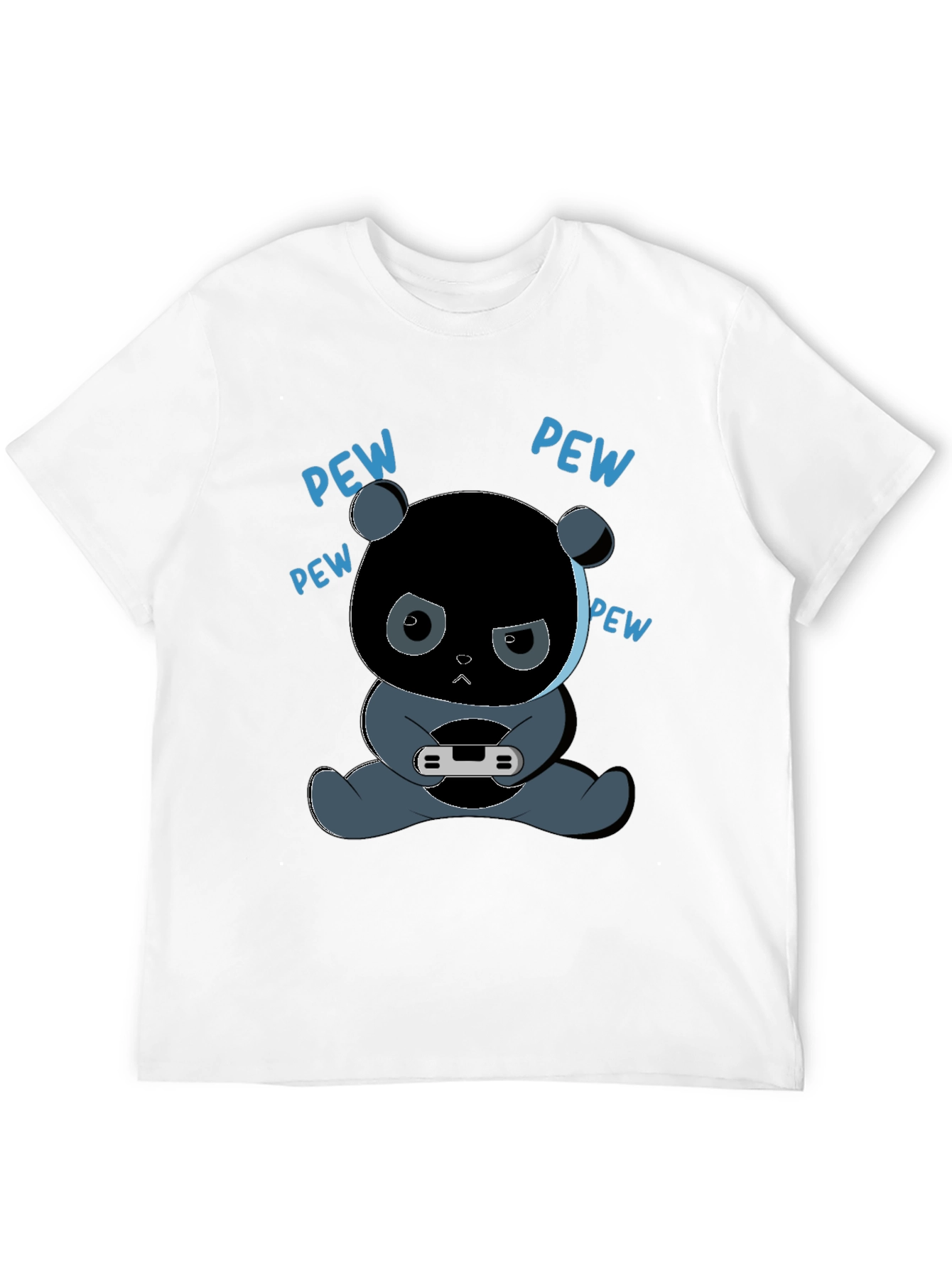 Gamer Panda T-Shirt - Pew Pew