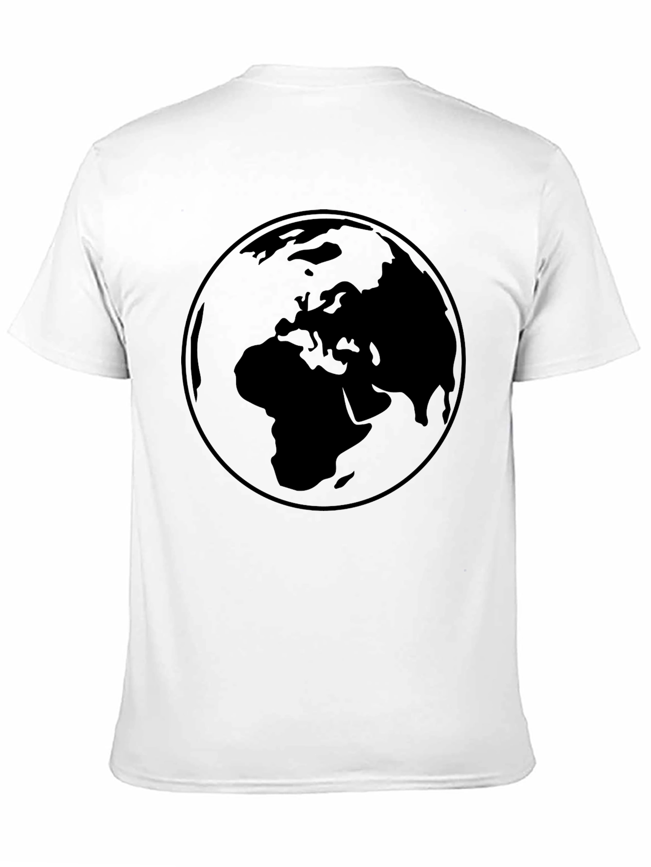Earth Graphic Black T-Shirt - Global Design Tee
