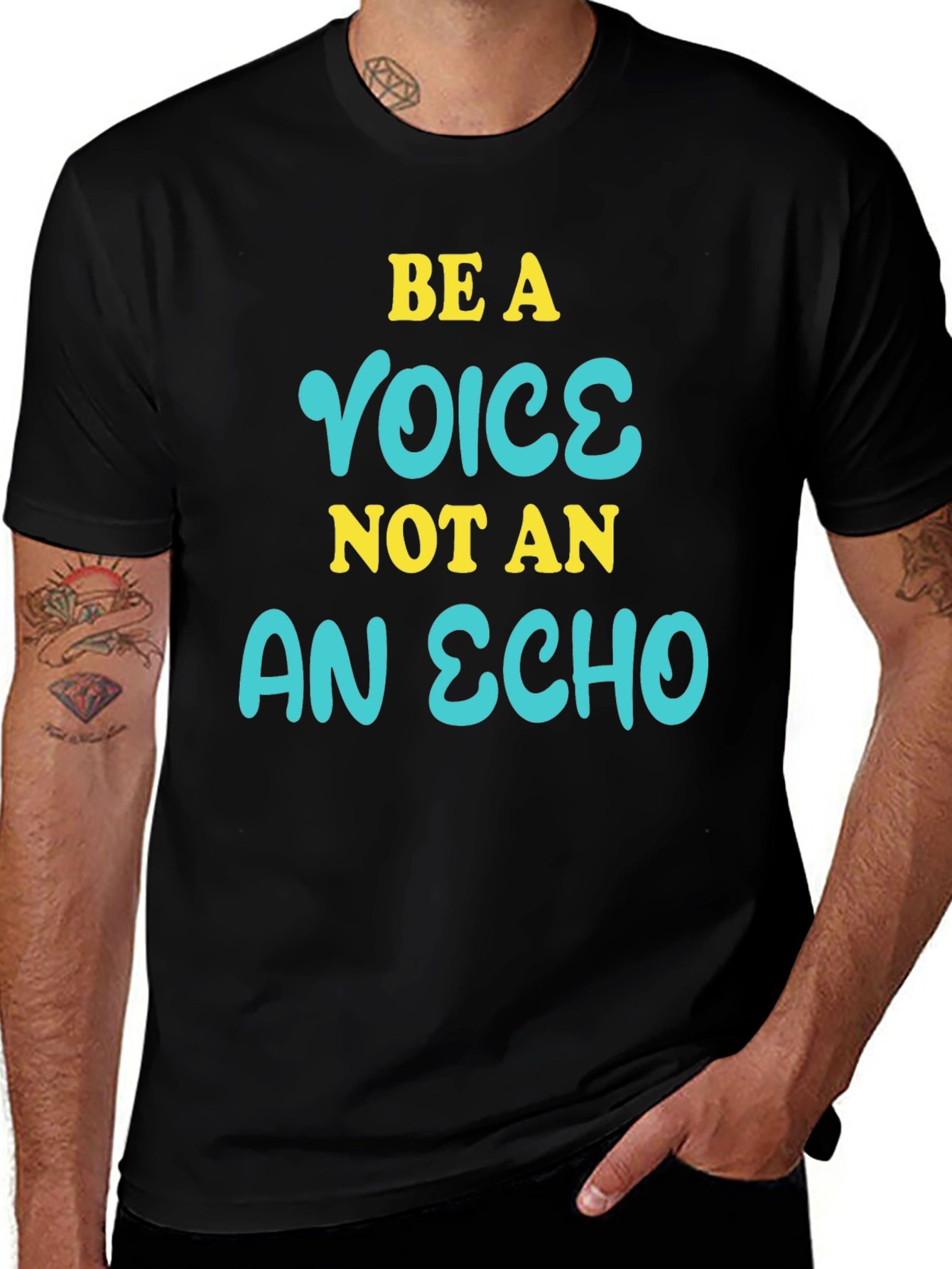 Be a Voice Not an Echo Graphic T-Shirt