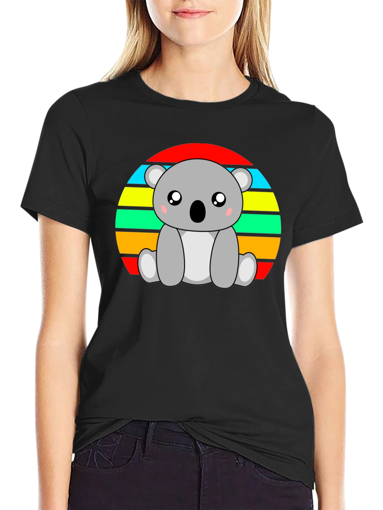 Cute Koala Sunset Graphic Tee