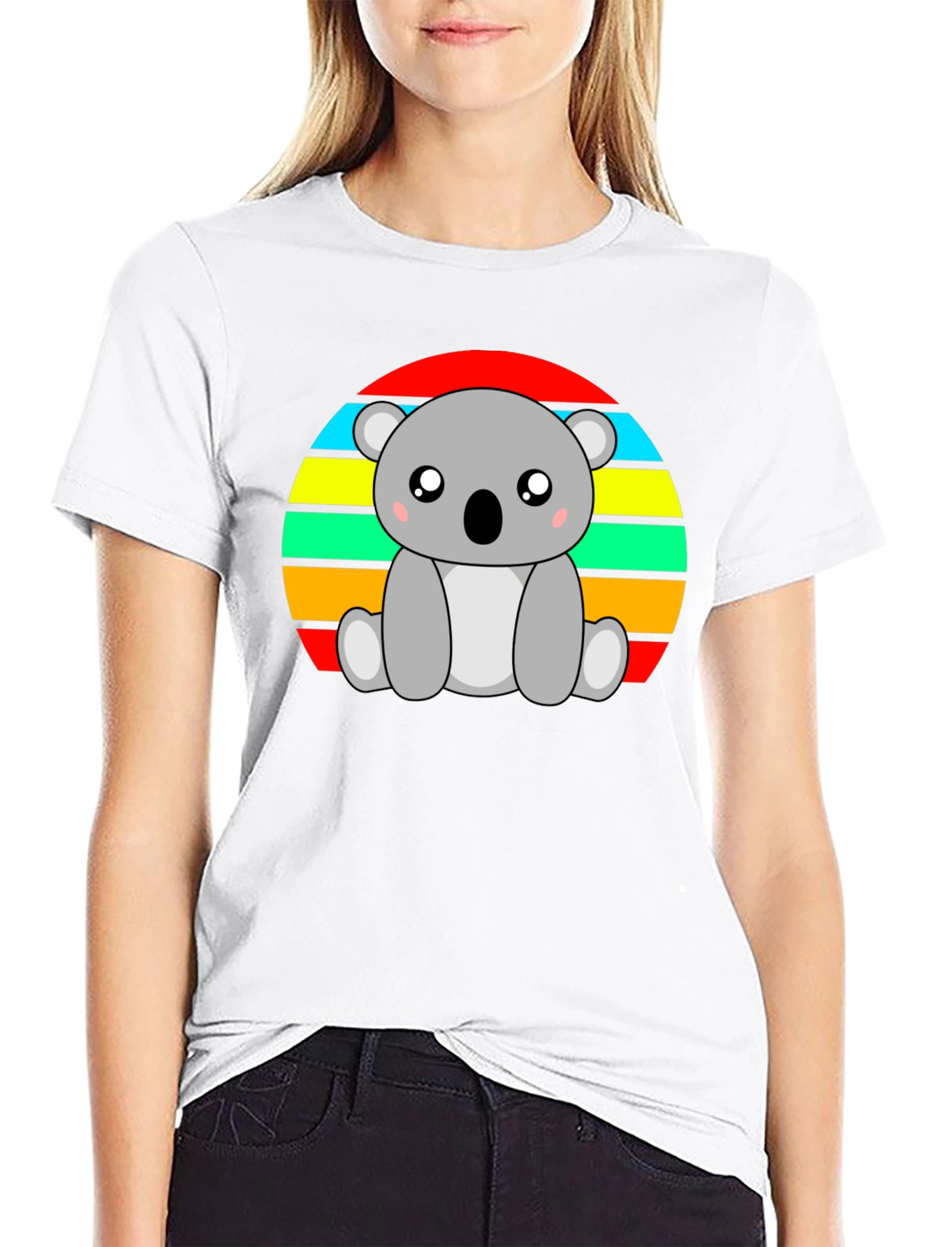 Cute Koala Sunset Graphic Tee