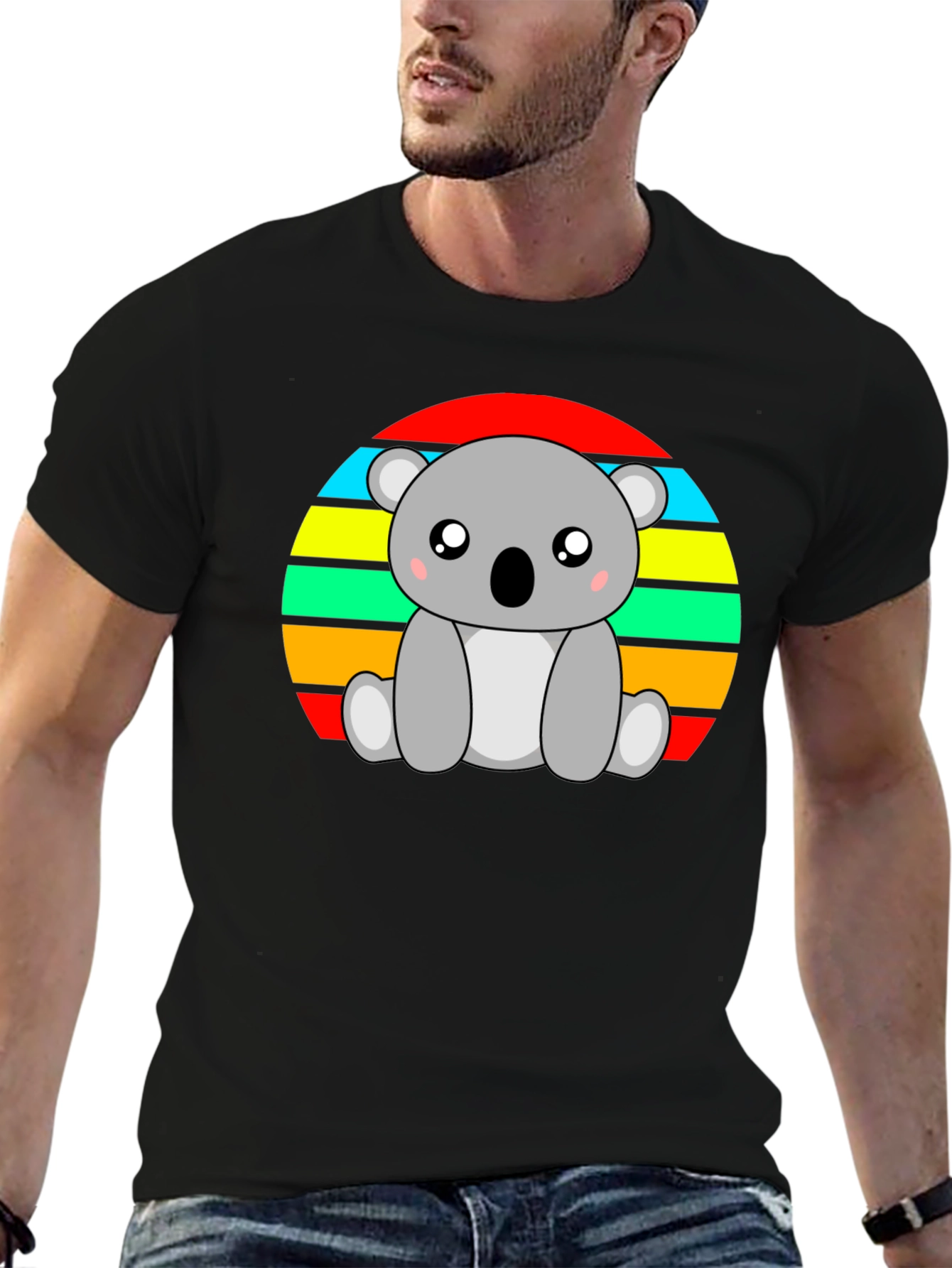 Cute Koala Sunset Graphic Tee