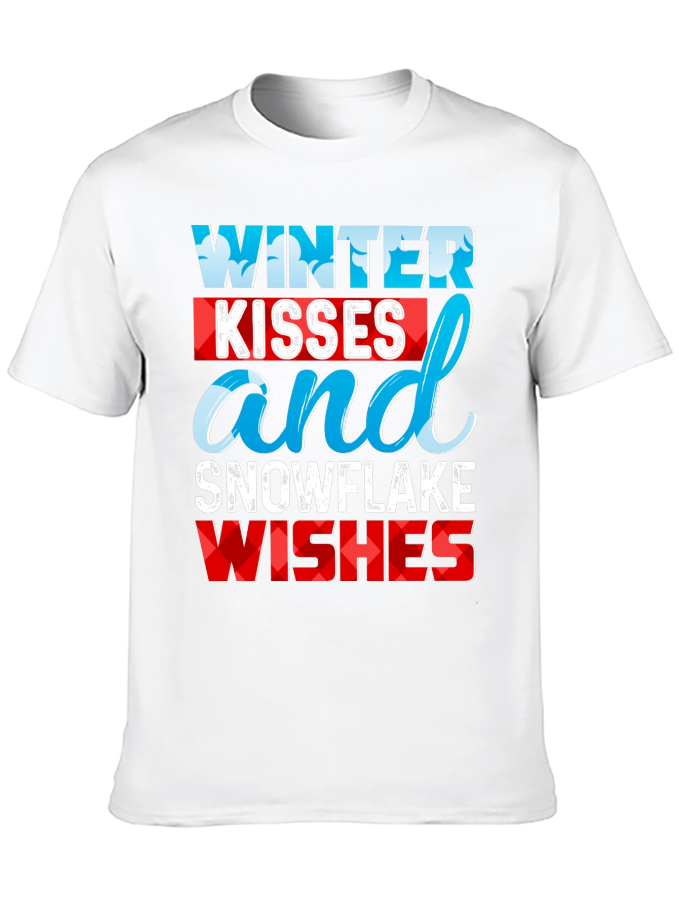 Winter Kisses Snowflake Wishes Graphic Tee