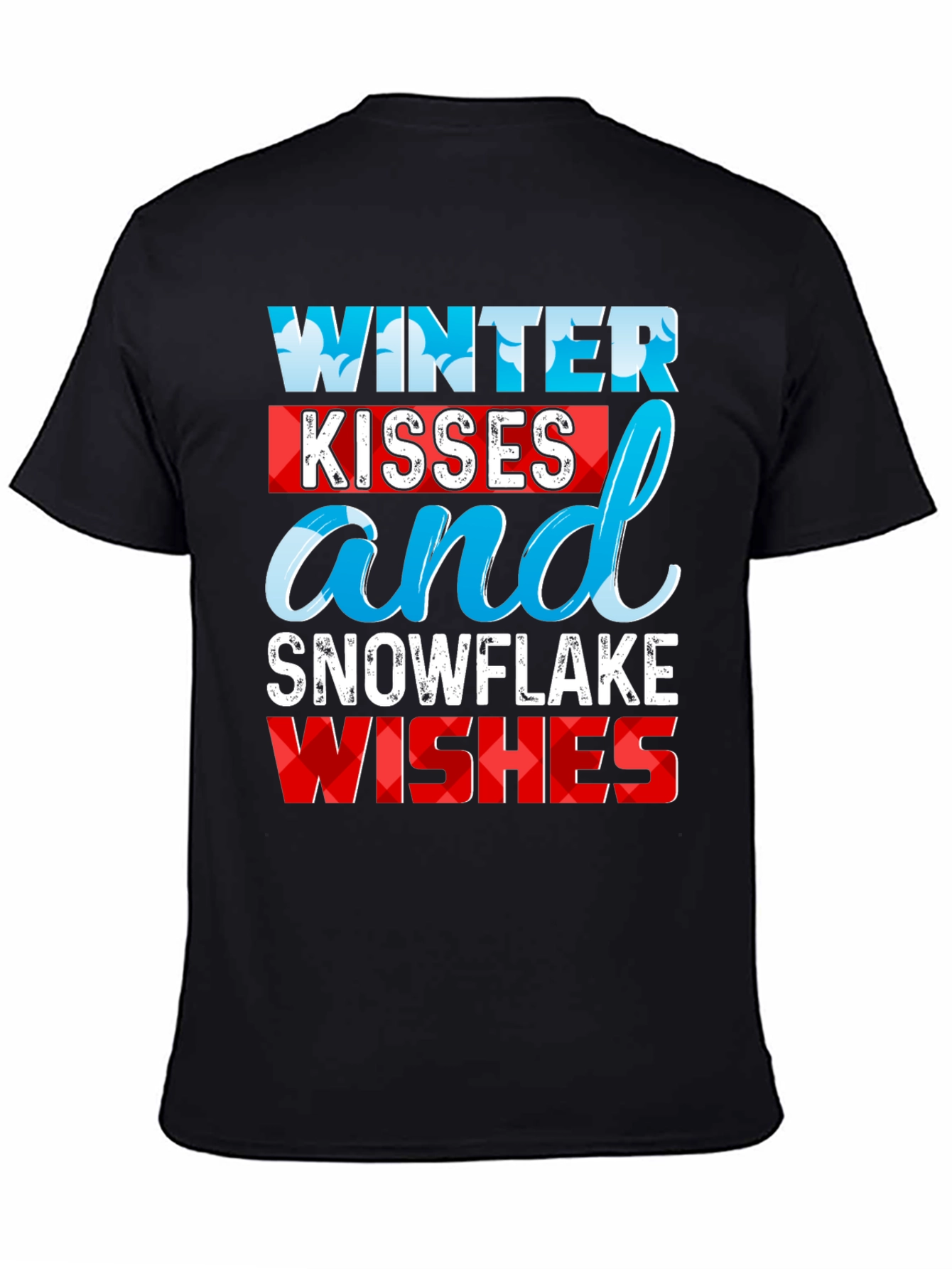 Winter Kisses Snowflake Wishes Graphic Tee