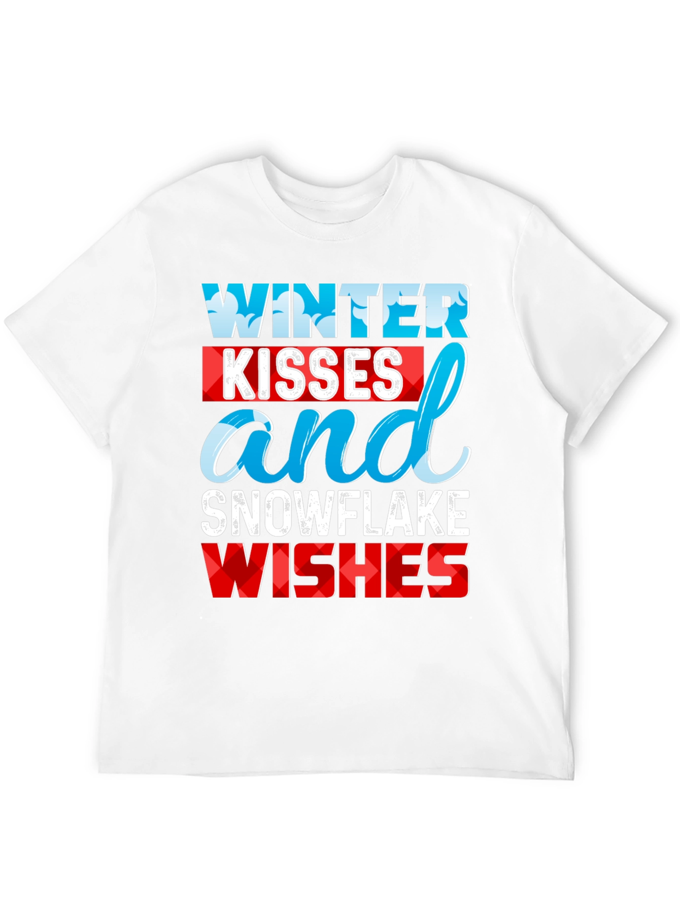 Winter Kisses Snowflake Wishes Graphic Tee