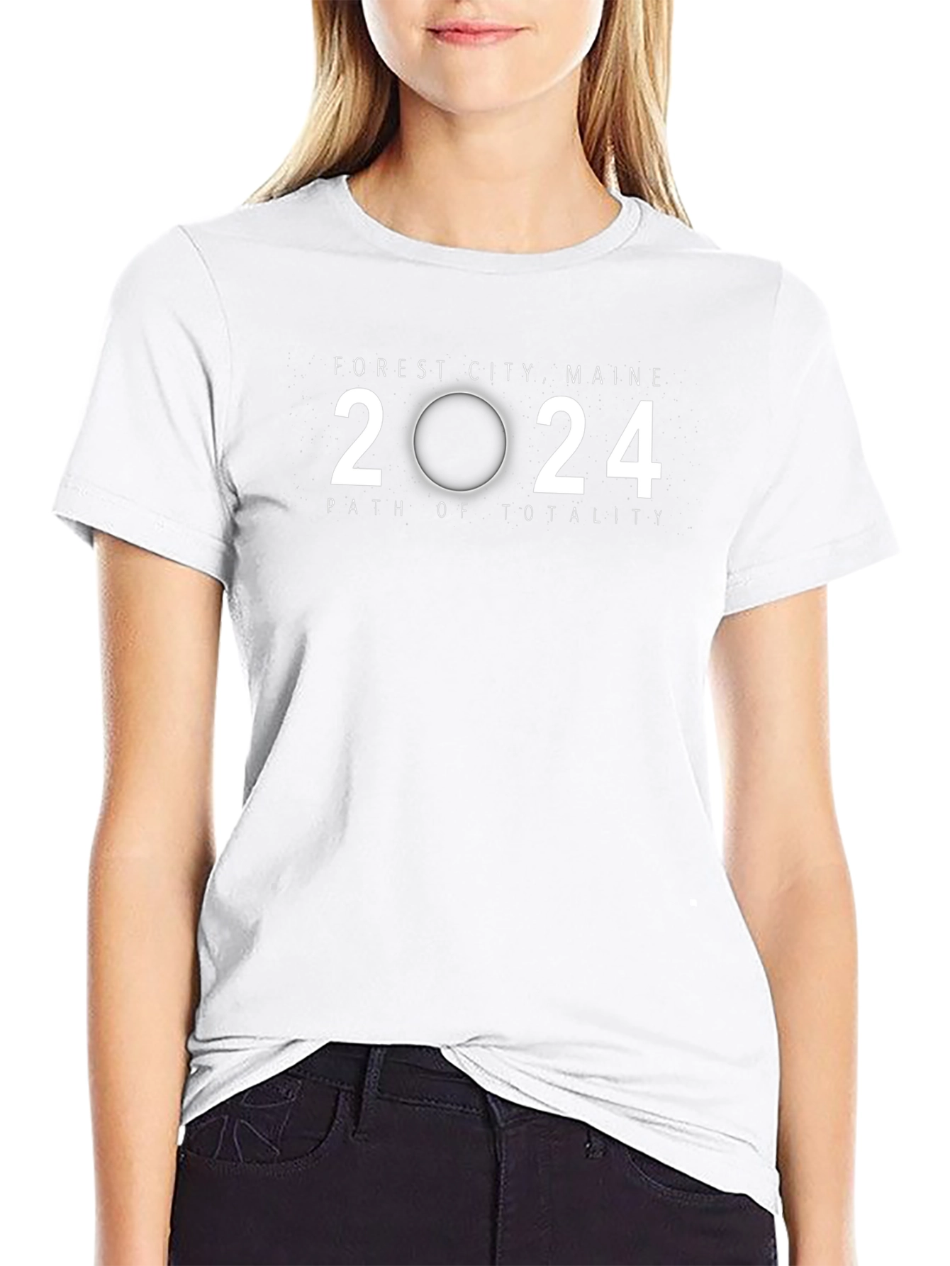 Forest City Maine 2024 Total Solar Eclipse T-Shirt