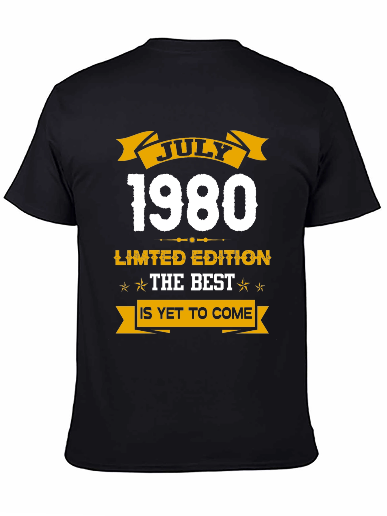 July 1980 Limited Edition Birthday T-Shirt