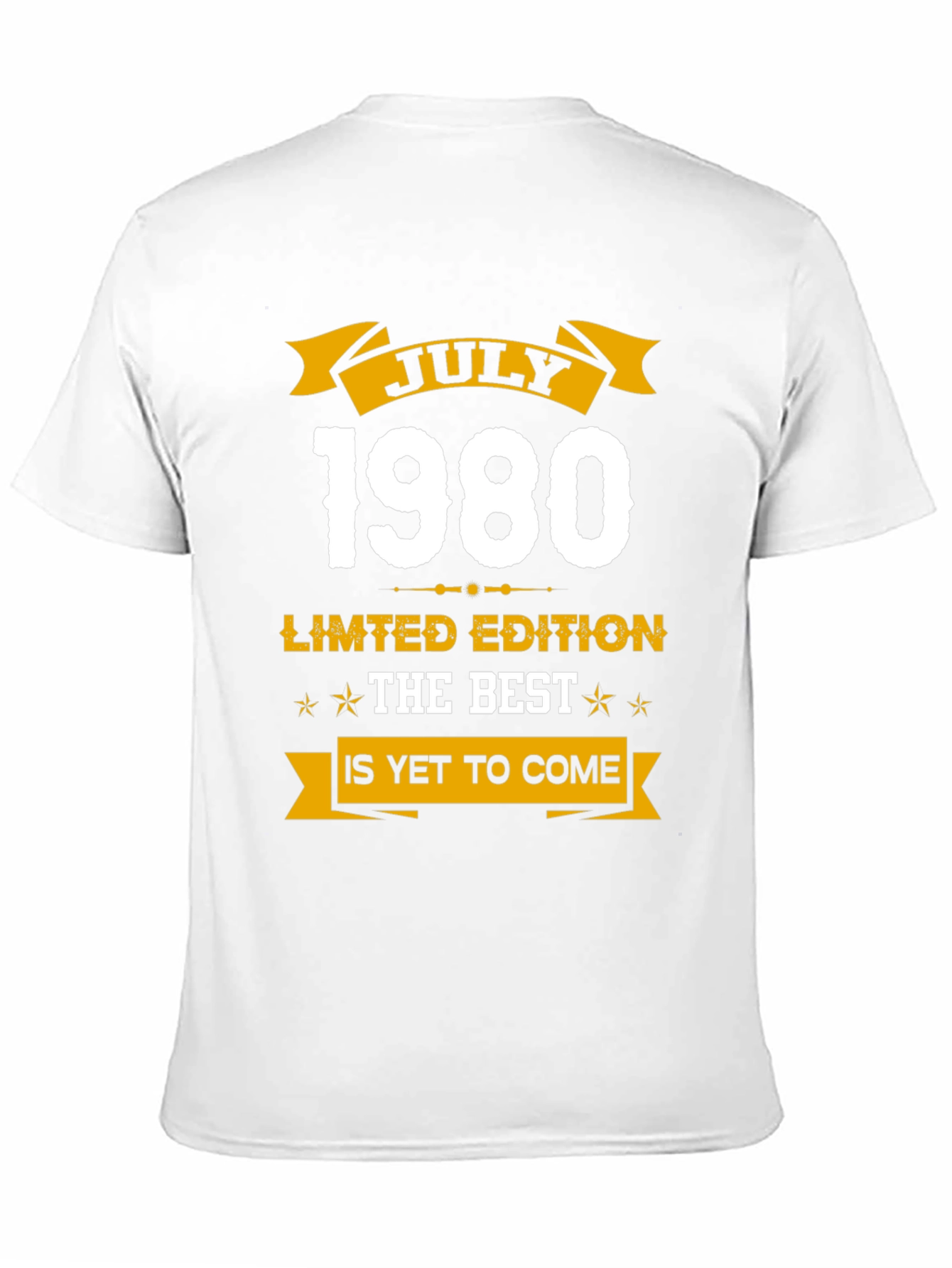July 1980 Limited Edition Birthday T-Shirt