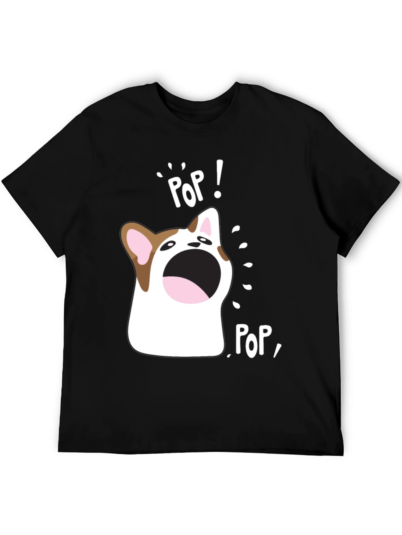 Pop Cat Meme T-Shirt Funny Pet Tee
