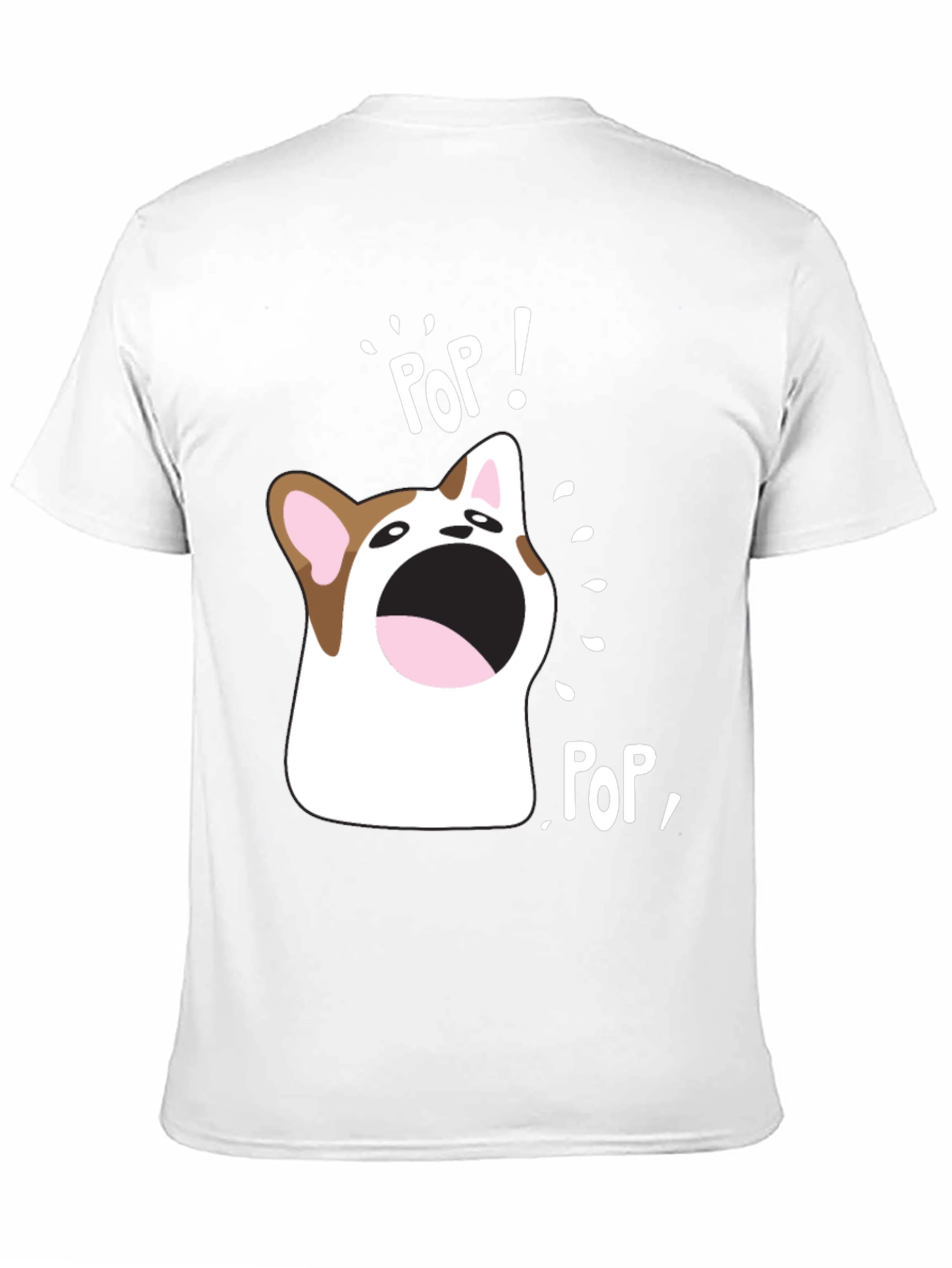 Pop Cat Meme T-Shirt Funny Pet Tee