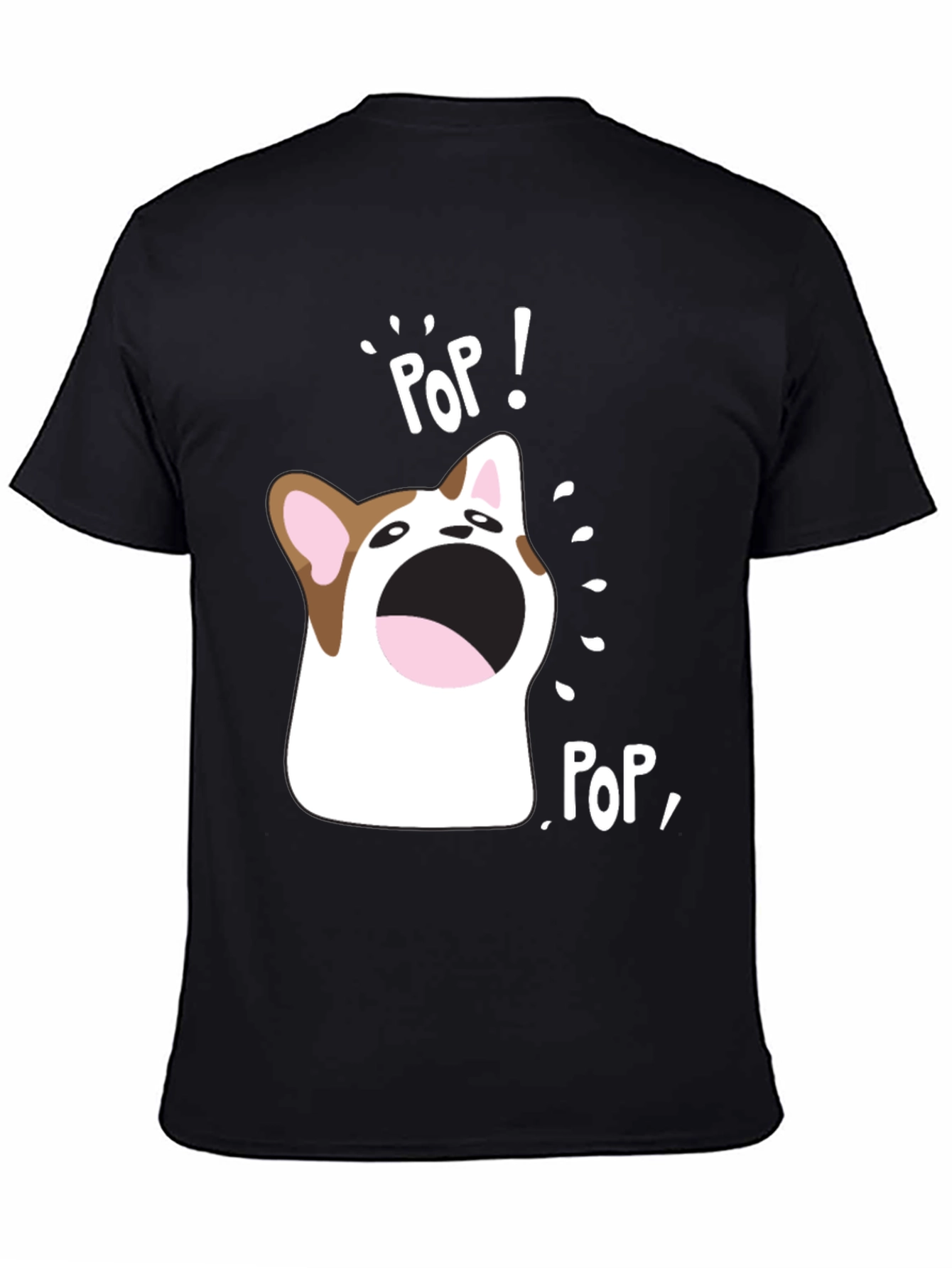 Pop Cat Meme T-Shirt Funny Pet Tee
