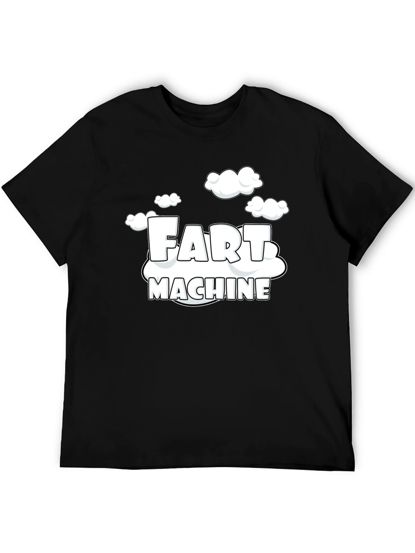 Fart Machine Black T-Shirt Funny Offensive Joke Graphic Tee