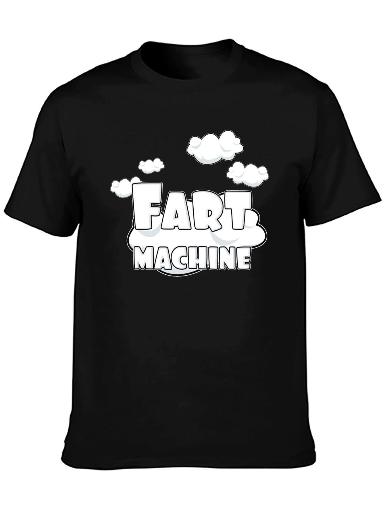 Fart Machine Black T-Shirt Funny Offensive Joke Graphic Tee